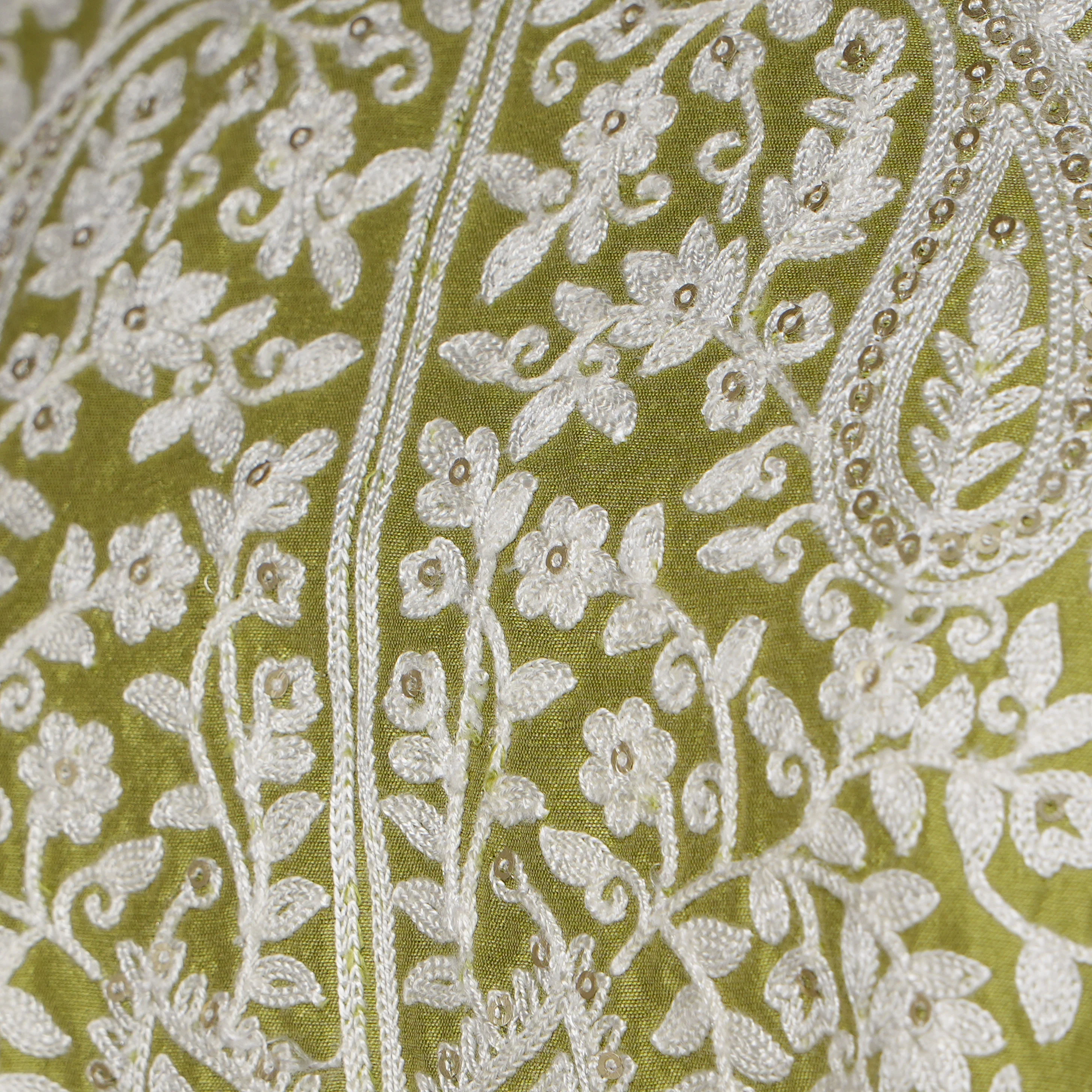 Embroidered Straight Kurta and Pant with Dupatta Set - Image 4