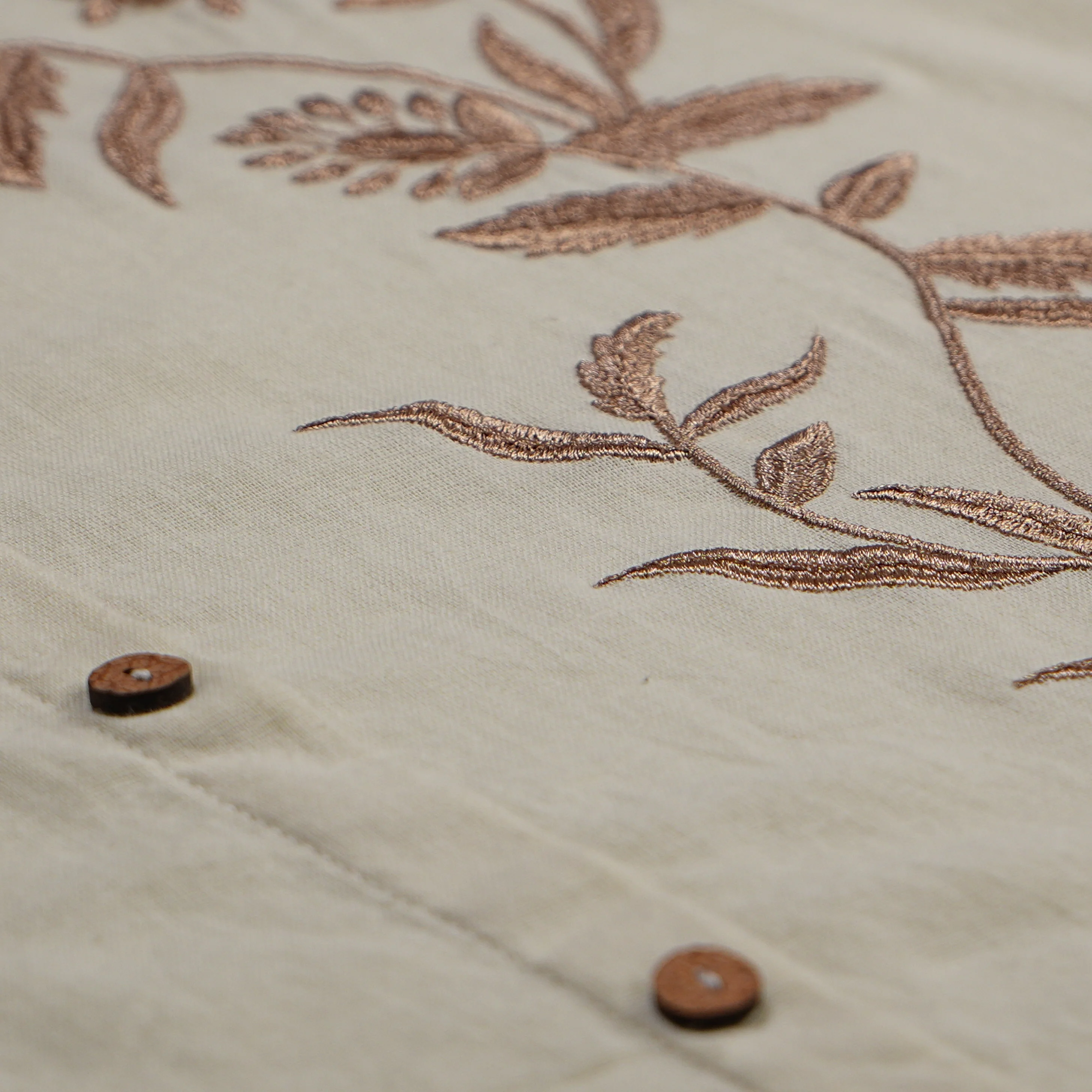 Embroidered Straight Kurta with Pant Set - Image 4