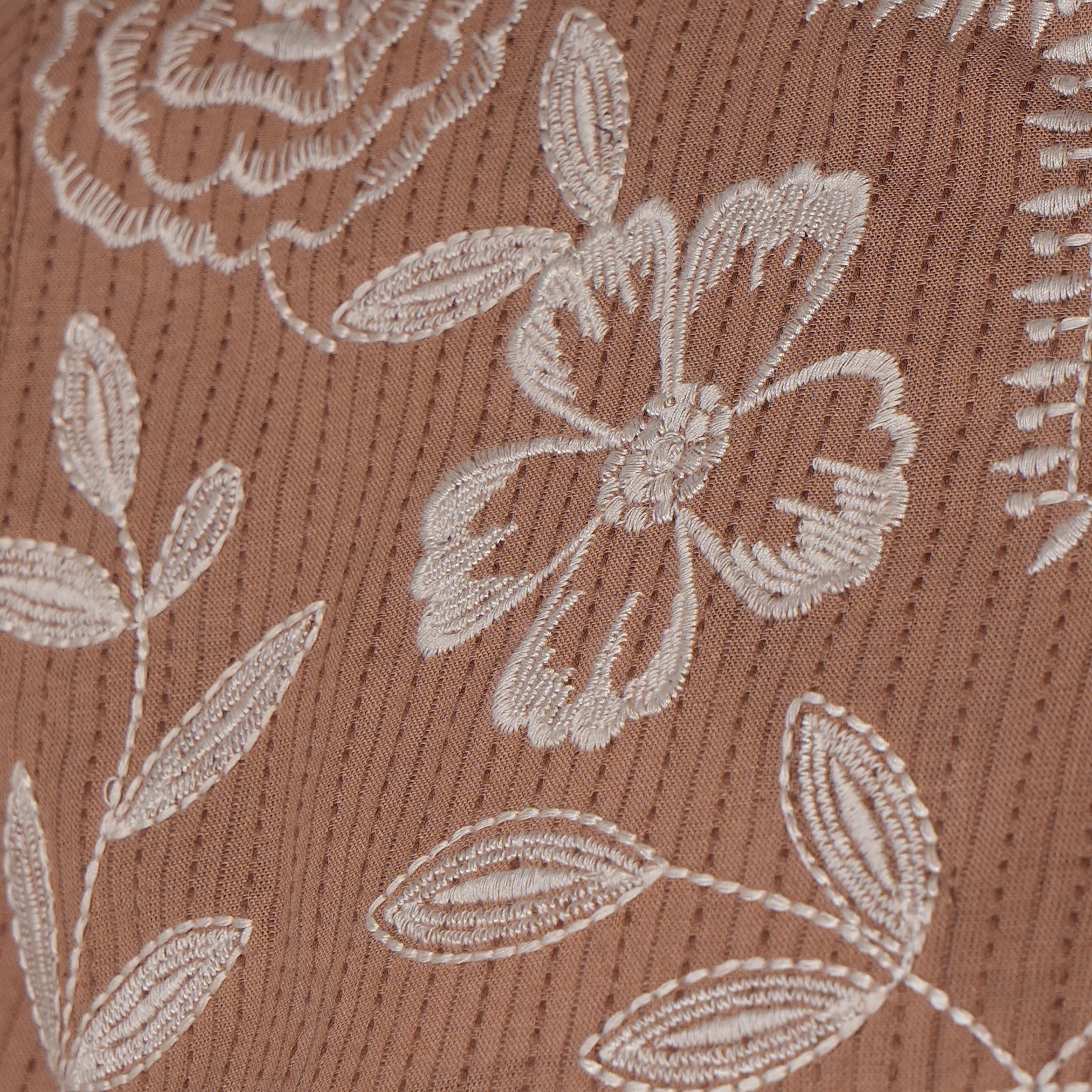 Embroidered Yoke Kurta - Image 4