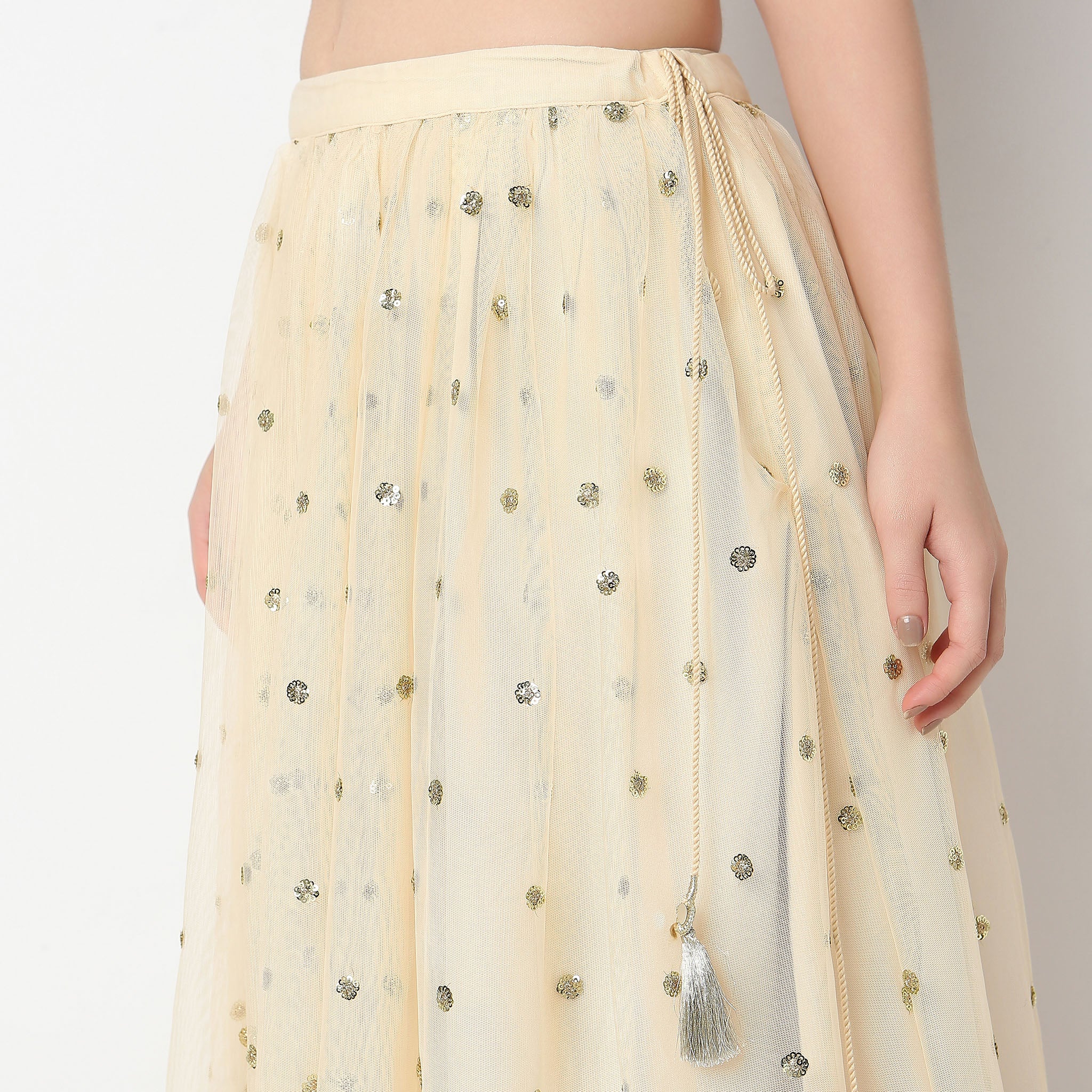 Flare Fit Embellished Skirt - Image 4