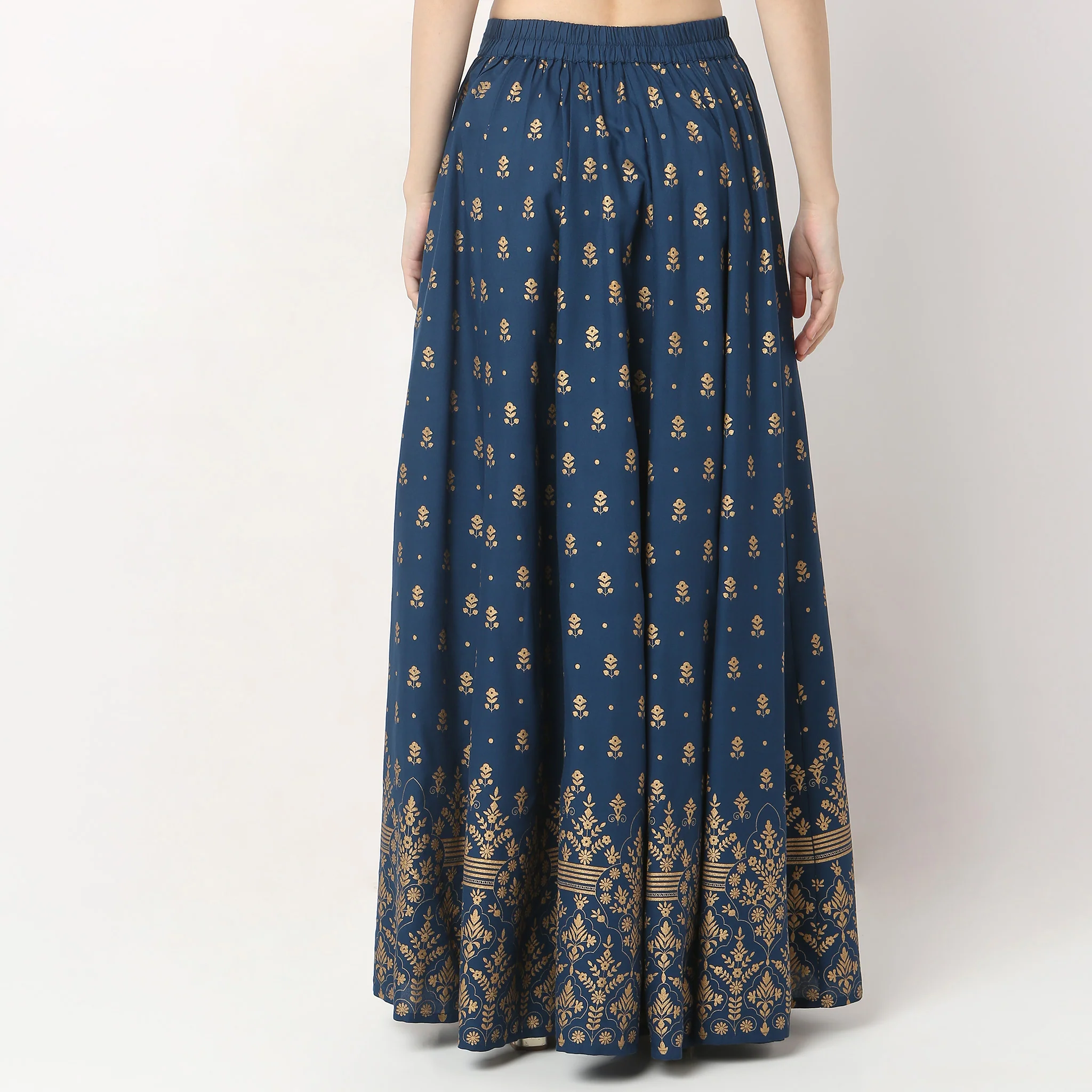 Flare Fit Mid Rise Skirt - Image 3