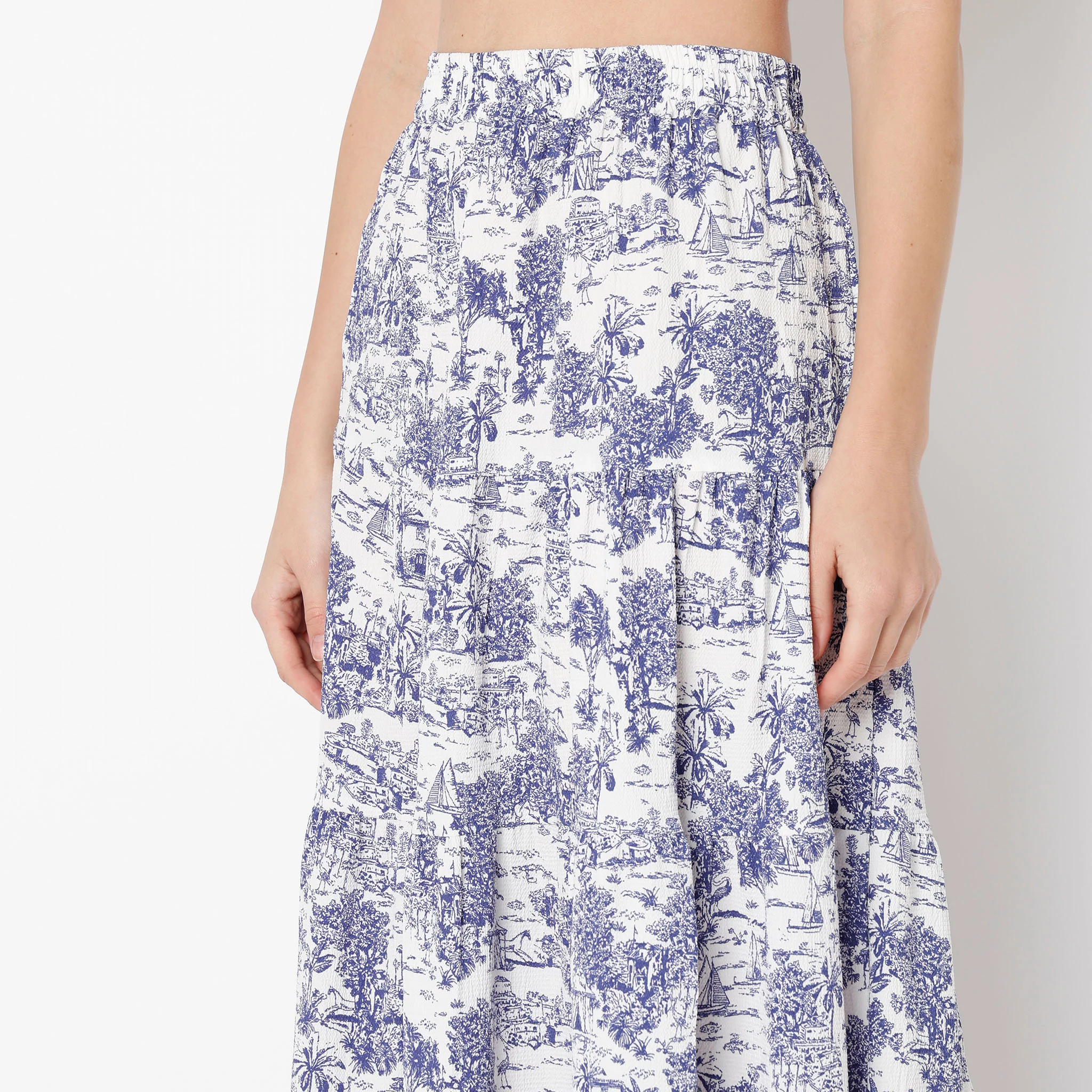 Ankle Length Flare Fit Printed Betty Skirts - Image 4