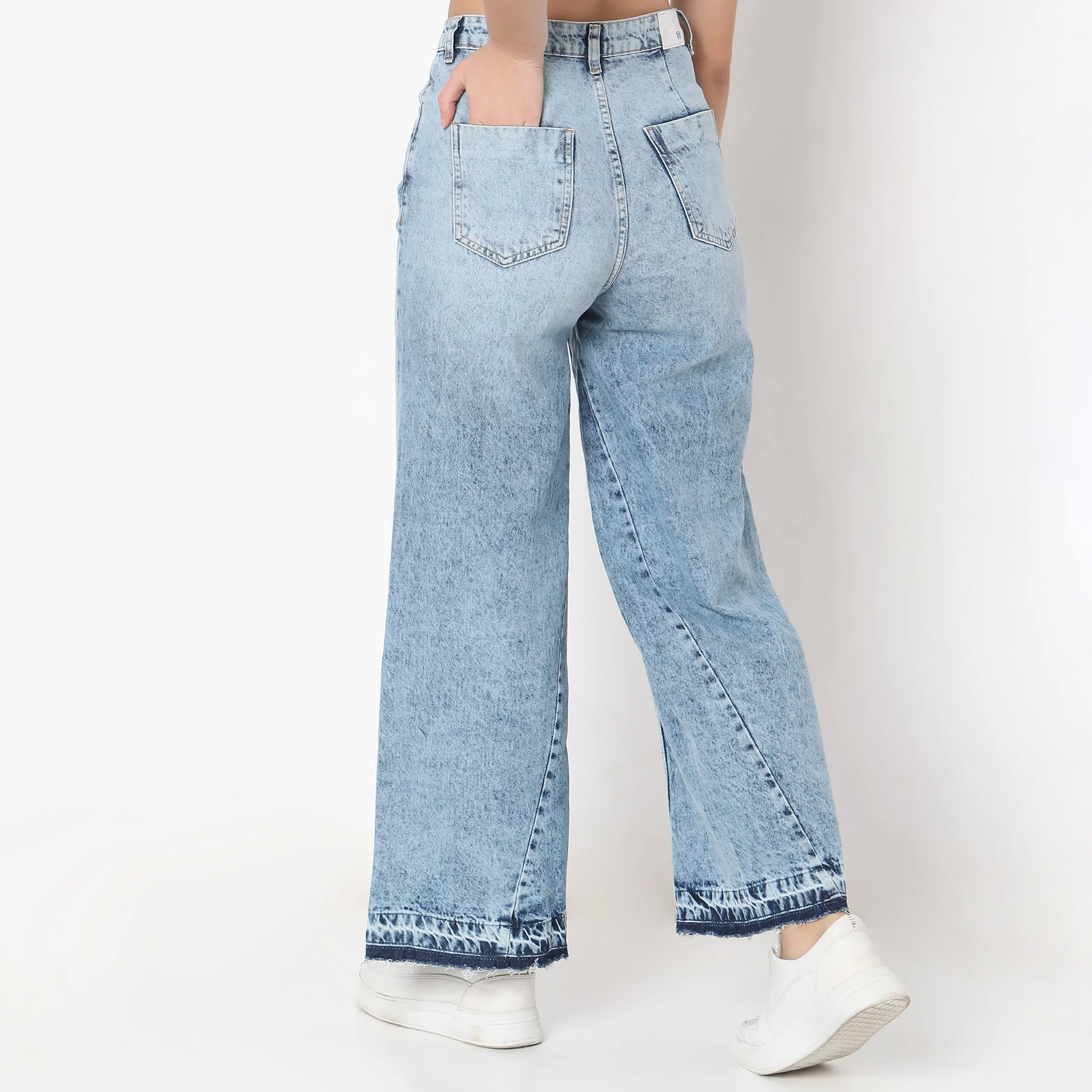Flare Fit High Rise Jeans - Image 3