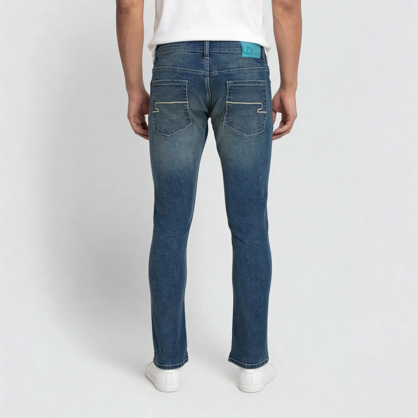Full Length Straight Fit Jeans - Image 3