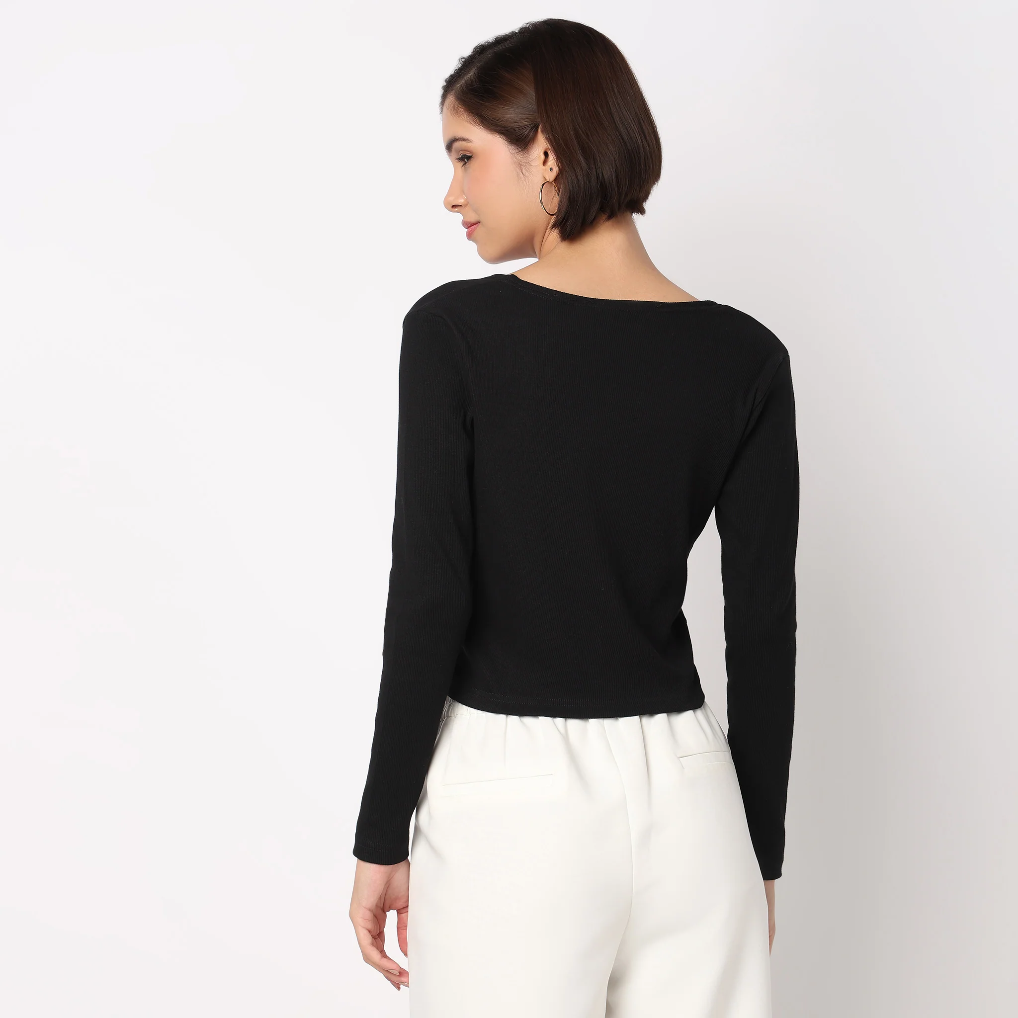 Full Sleeve Betty Crop T-Shirt - Image 3