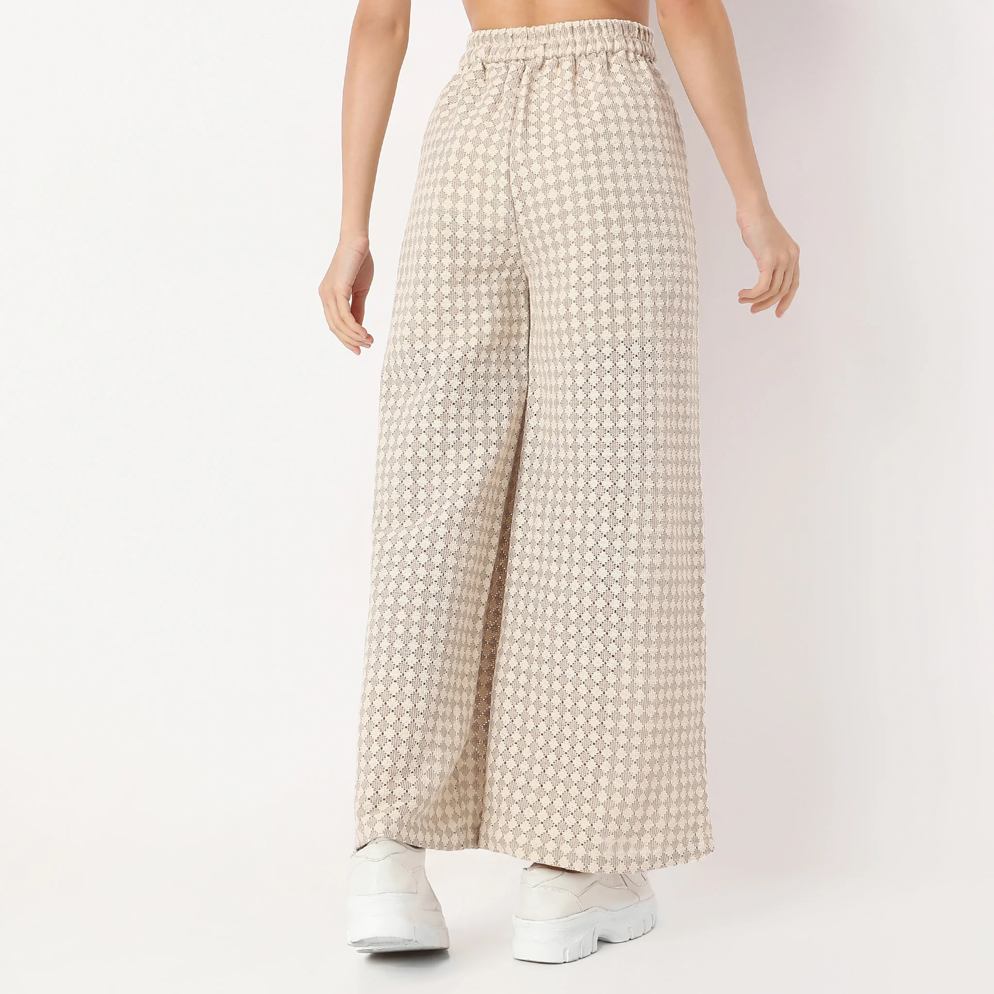 Betty Cotton Trendy Full Length Palazzo - Image 3