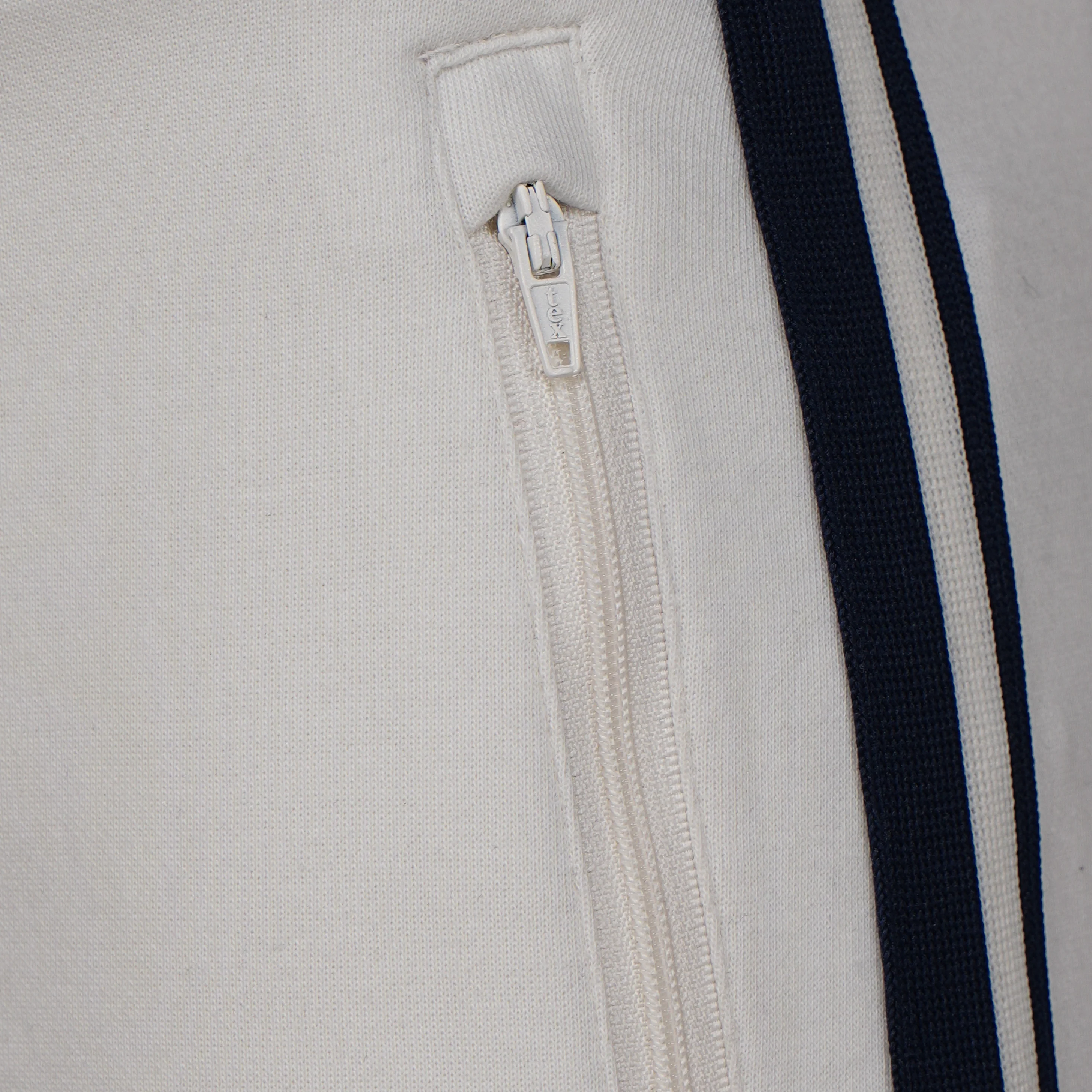 Girls Solid Joggers with Side Tape and Zipper - Image 4