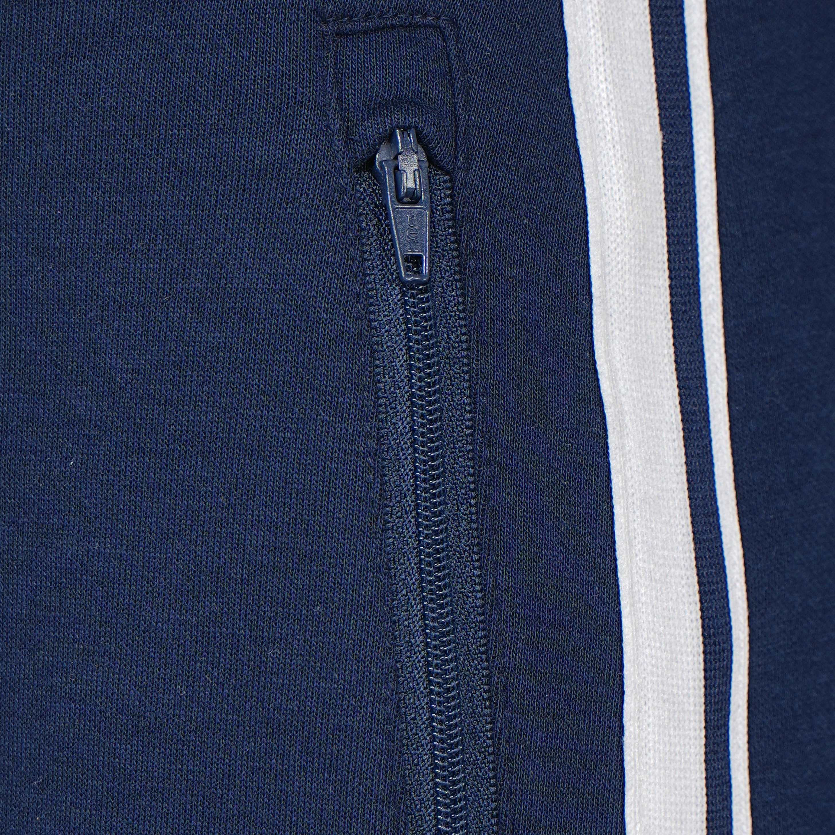 Girls Solid Joggers with Side Tape and Zipper - Image 8