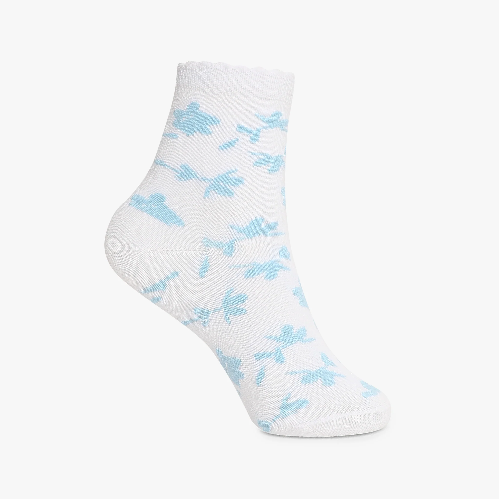 Girls Ankle Length Printed Socks (Pack of 2) - Image 8