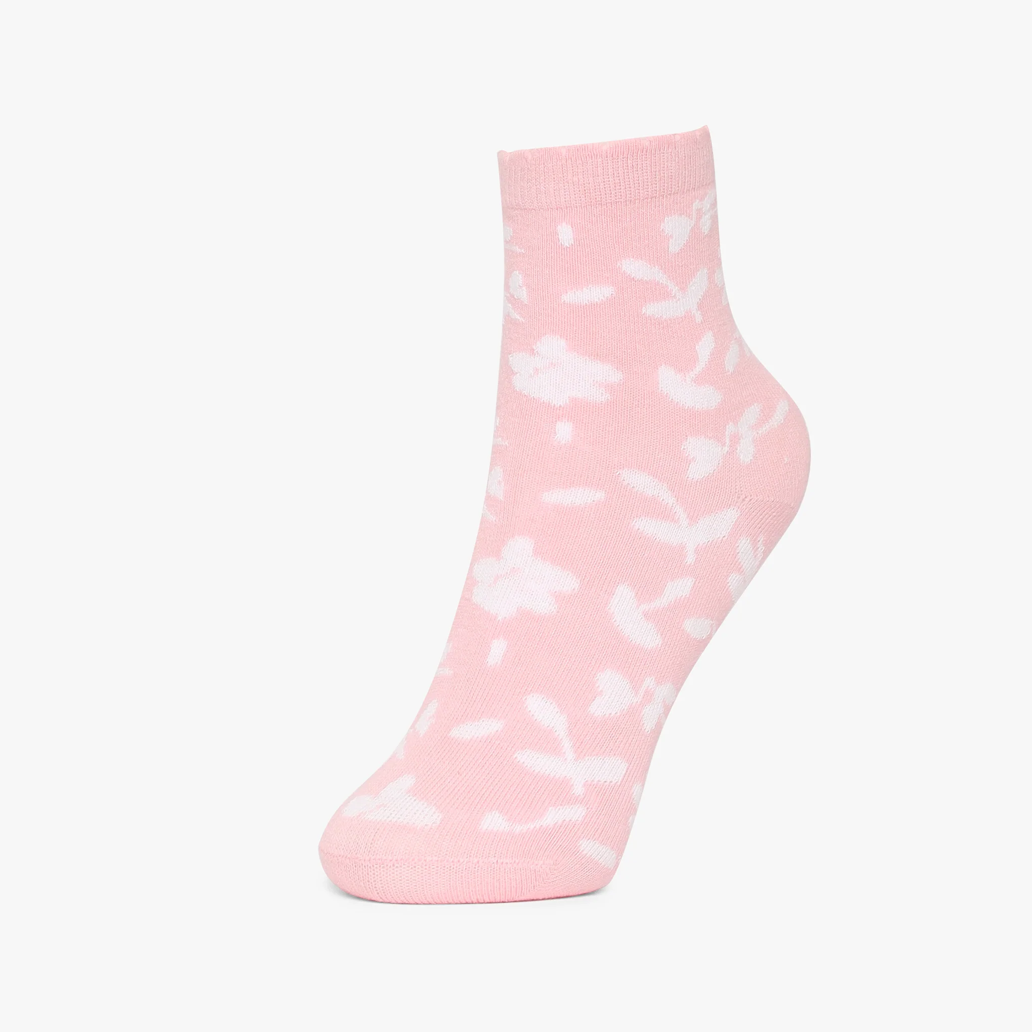 Girls Ankle Length Printed Socks (Pack of 2) - Image 3