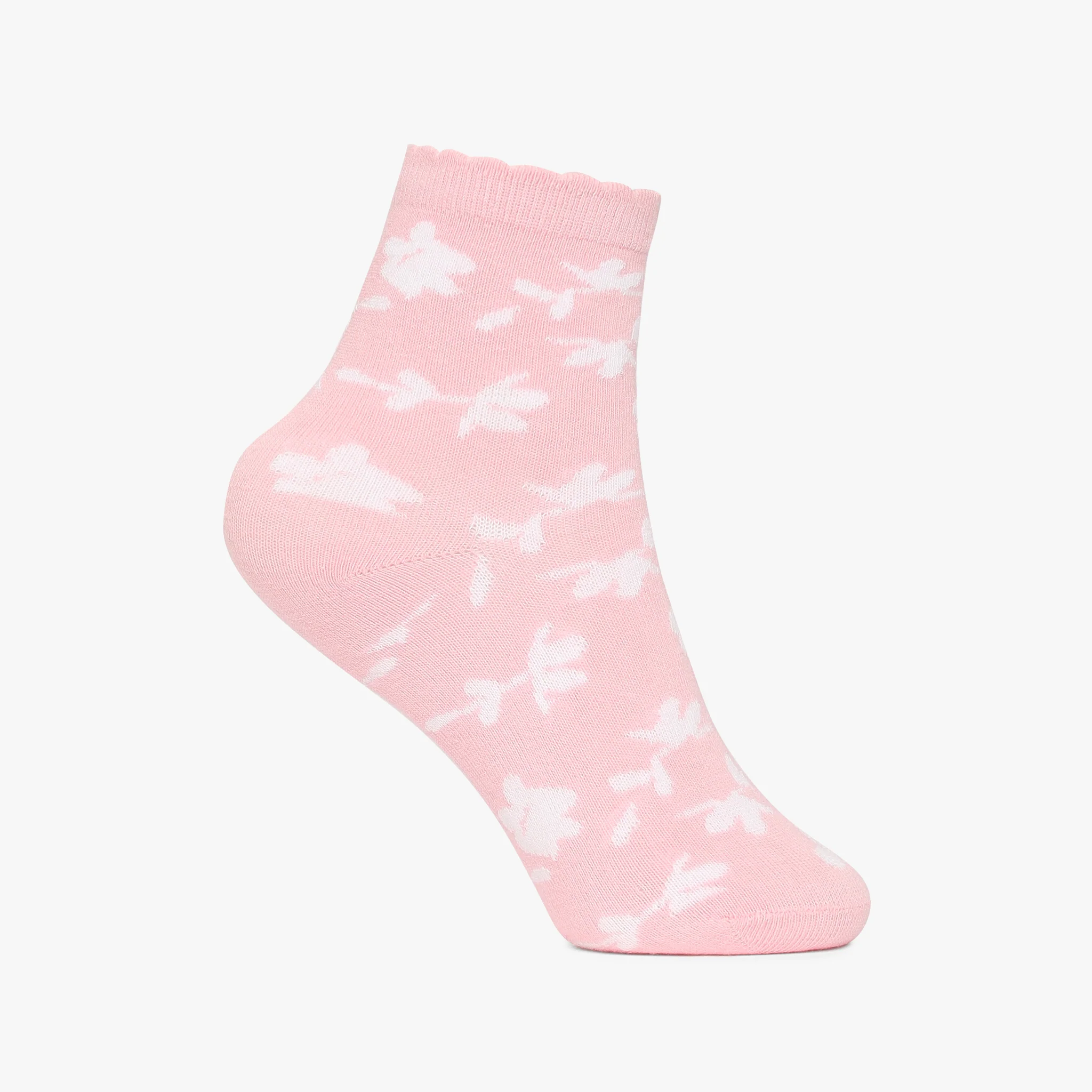 Girls Ankle Length Printed Socks (Pack of 2) - Image 4