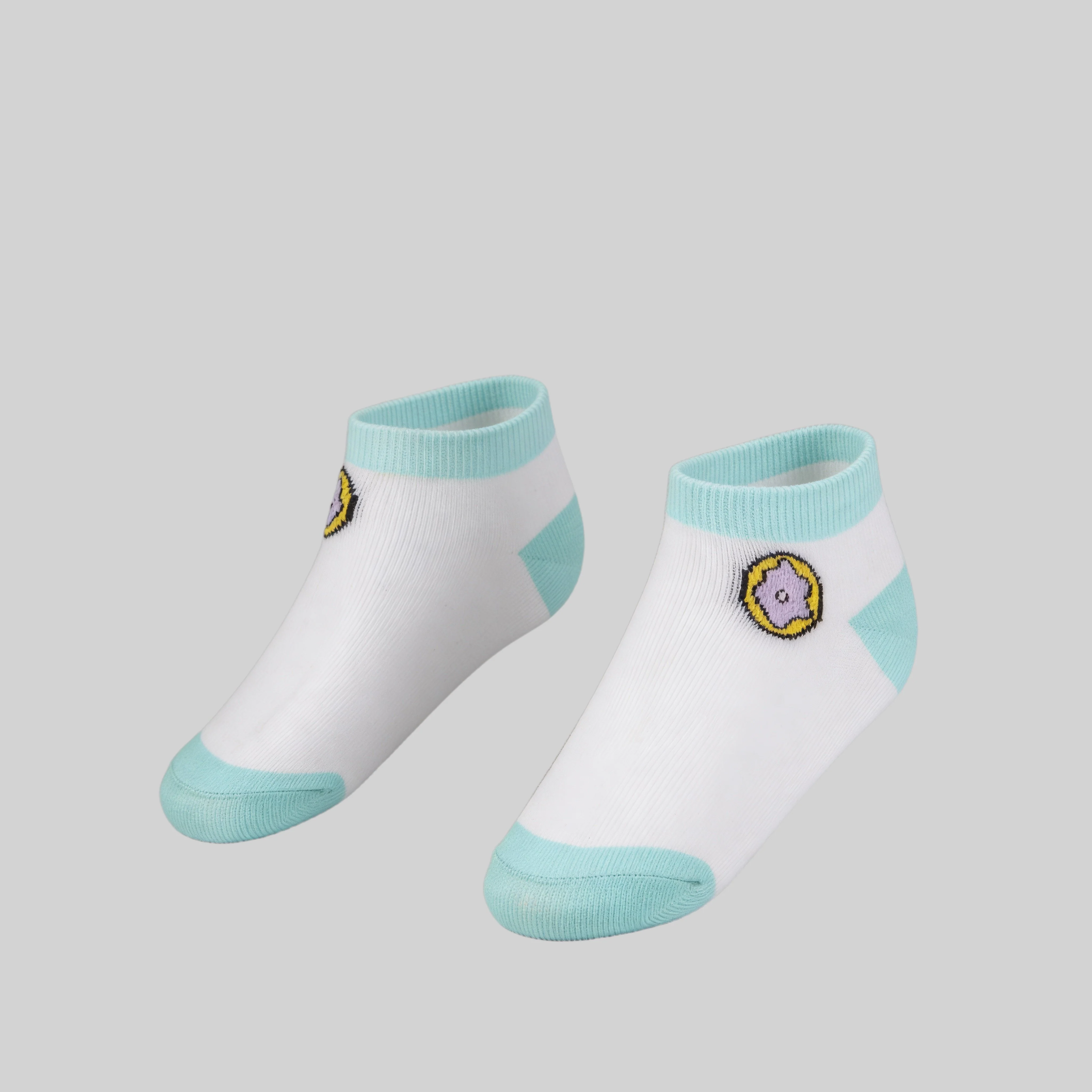 Girls Cotton Ankle Length Socks - Pack of 2 - Image 2