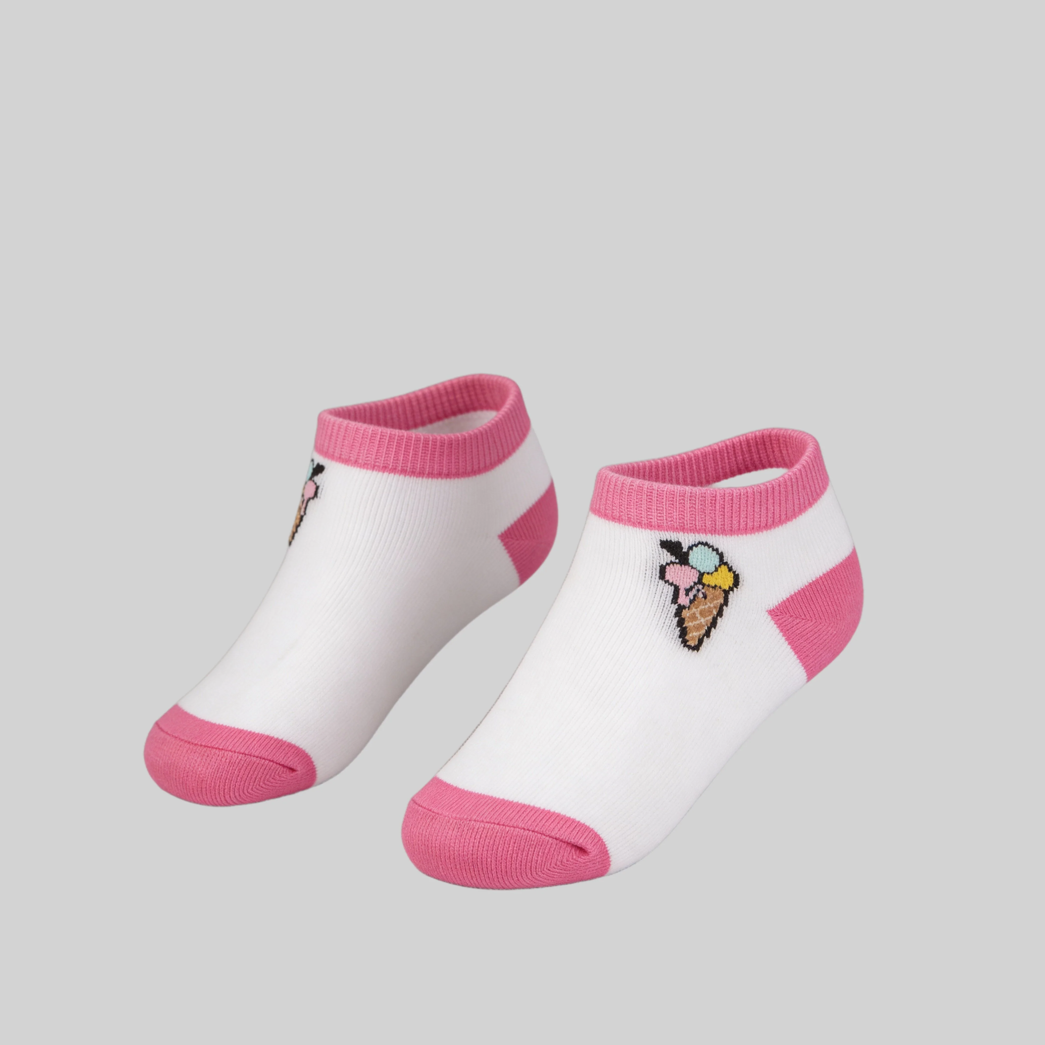 Girls Cotton Ankle Length Socks - Pack of 2 - Image 2