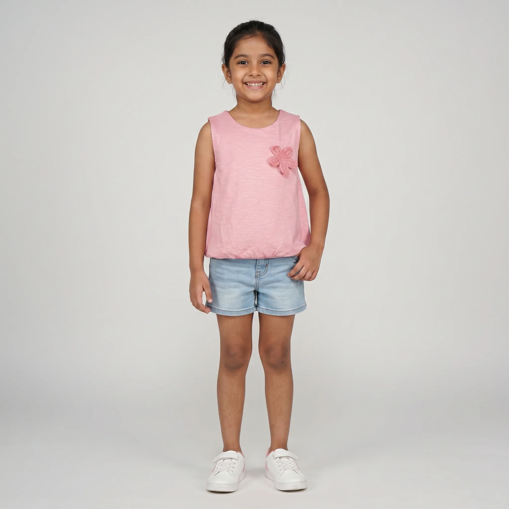 Girls Cotton Boxy Fit T-Shirt - Image 5