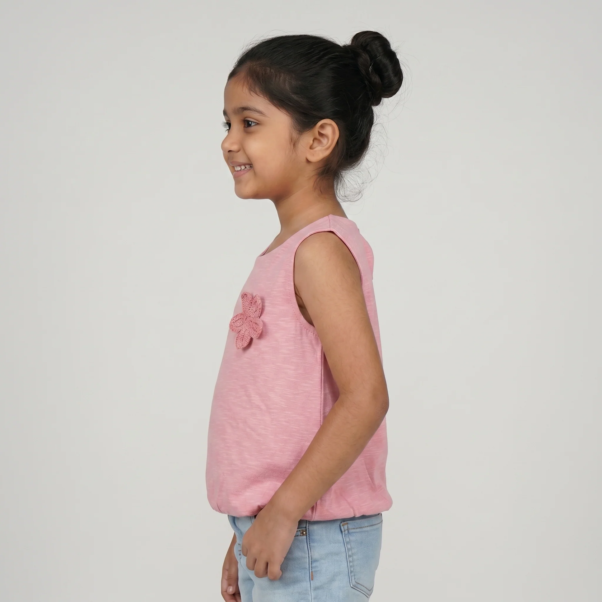 Girls Cotton Boxy Fit T-Shirt - Image 6