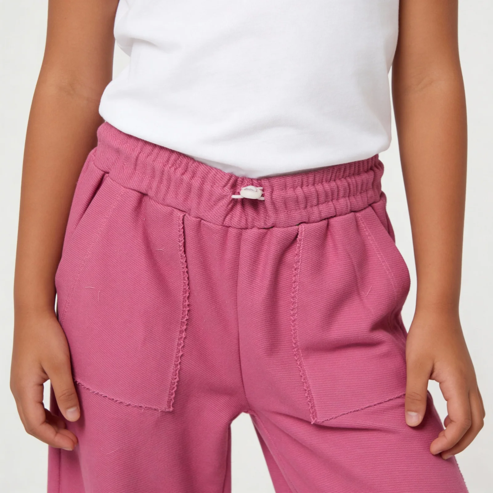 Girls Clubhouse Days Twill Knit Trackpants - Image 4