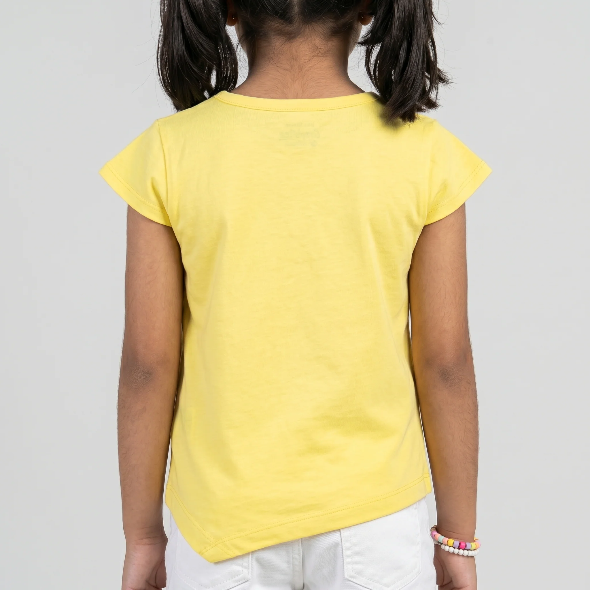 Girls Cotton Crew Neck Graphitee - Image 3