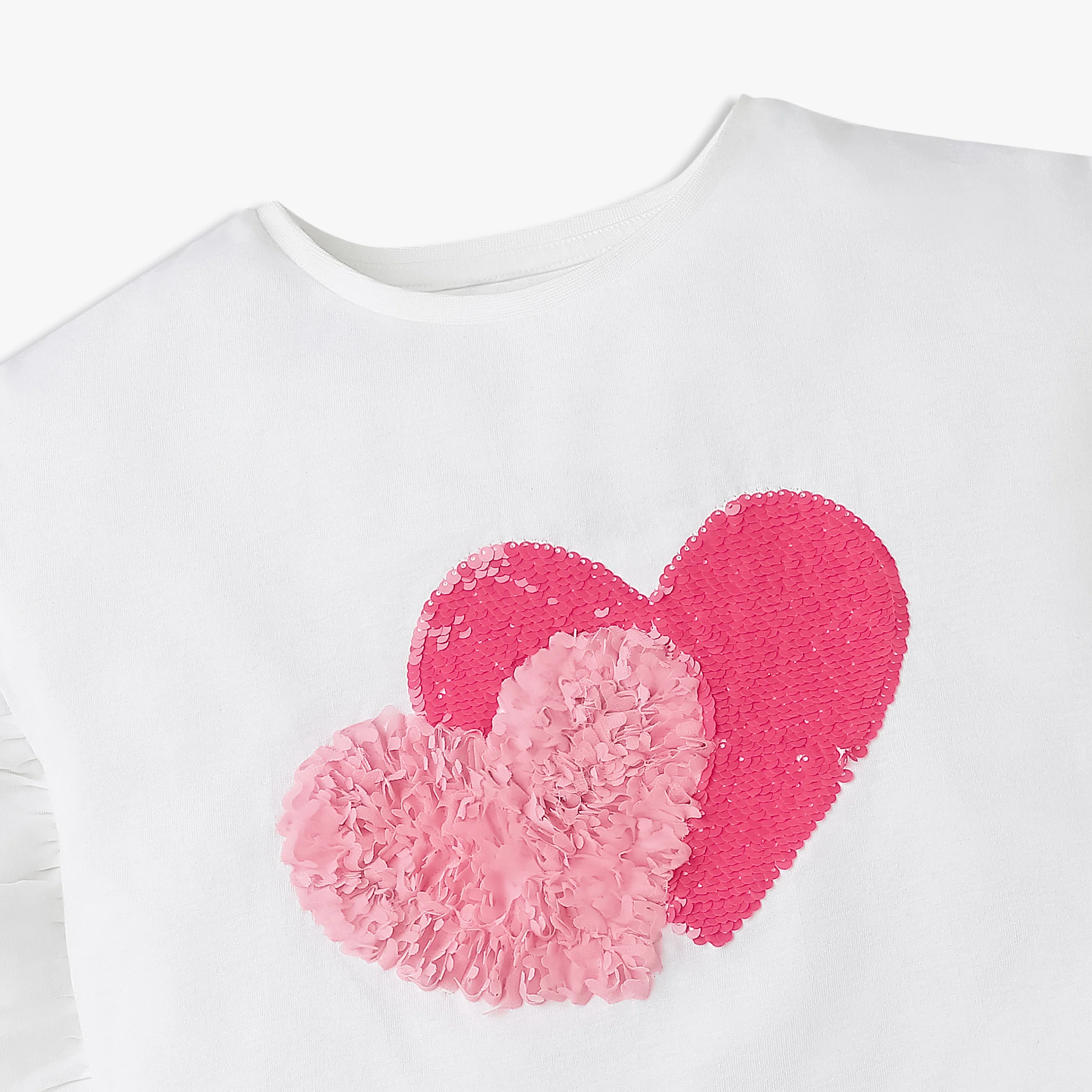 Girls Cotton Crew Neck Weekend T-Shirt - Image 3