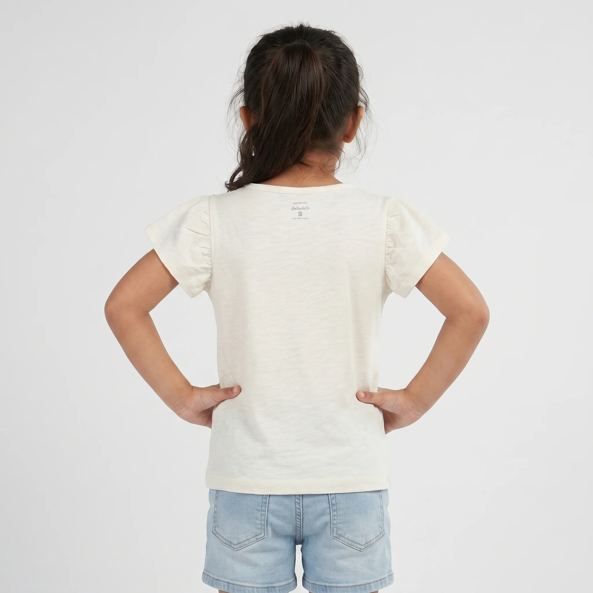 Girls Cotton Embellished T-Shirt - Image 3
