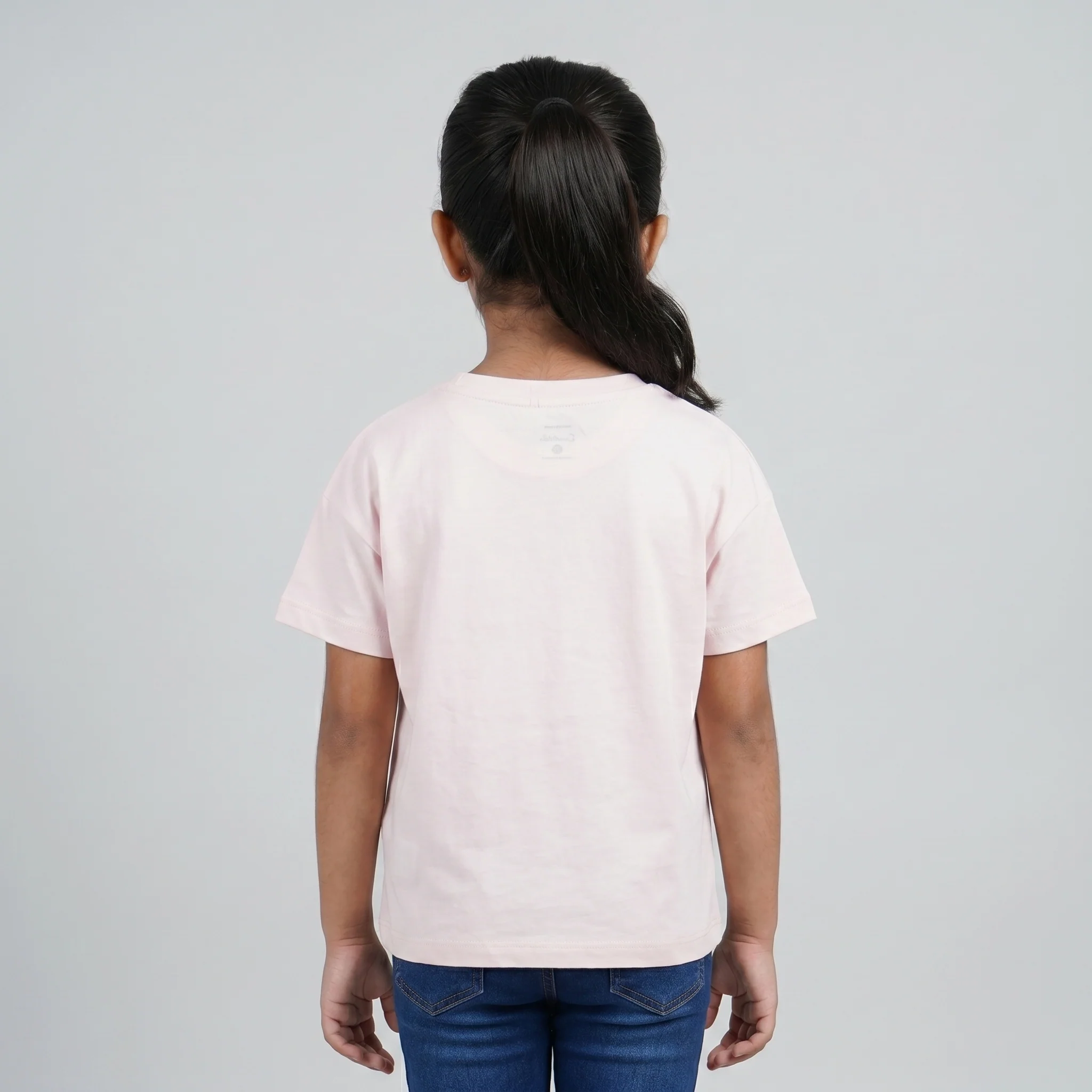 Girls Cotton Embellished T-Shirt - Image 3