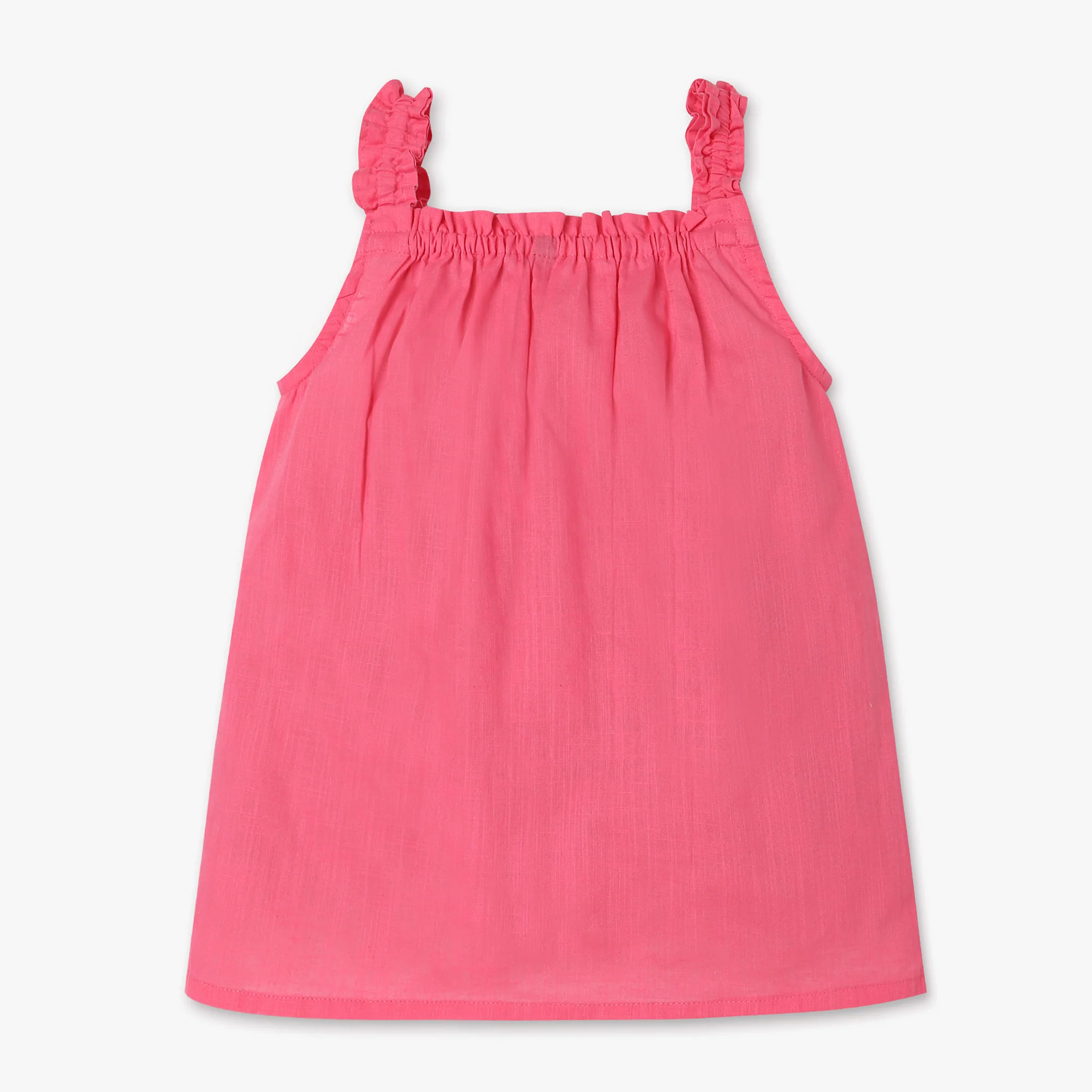 Girls Cotton Sqaure Neck Top