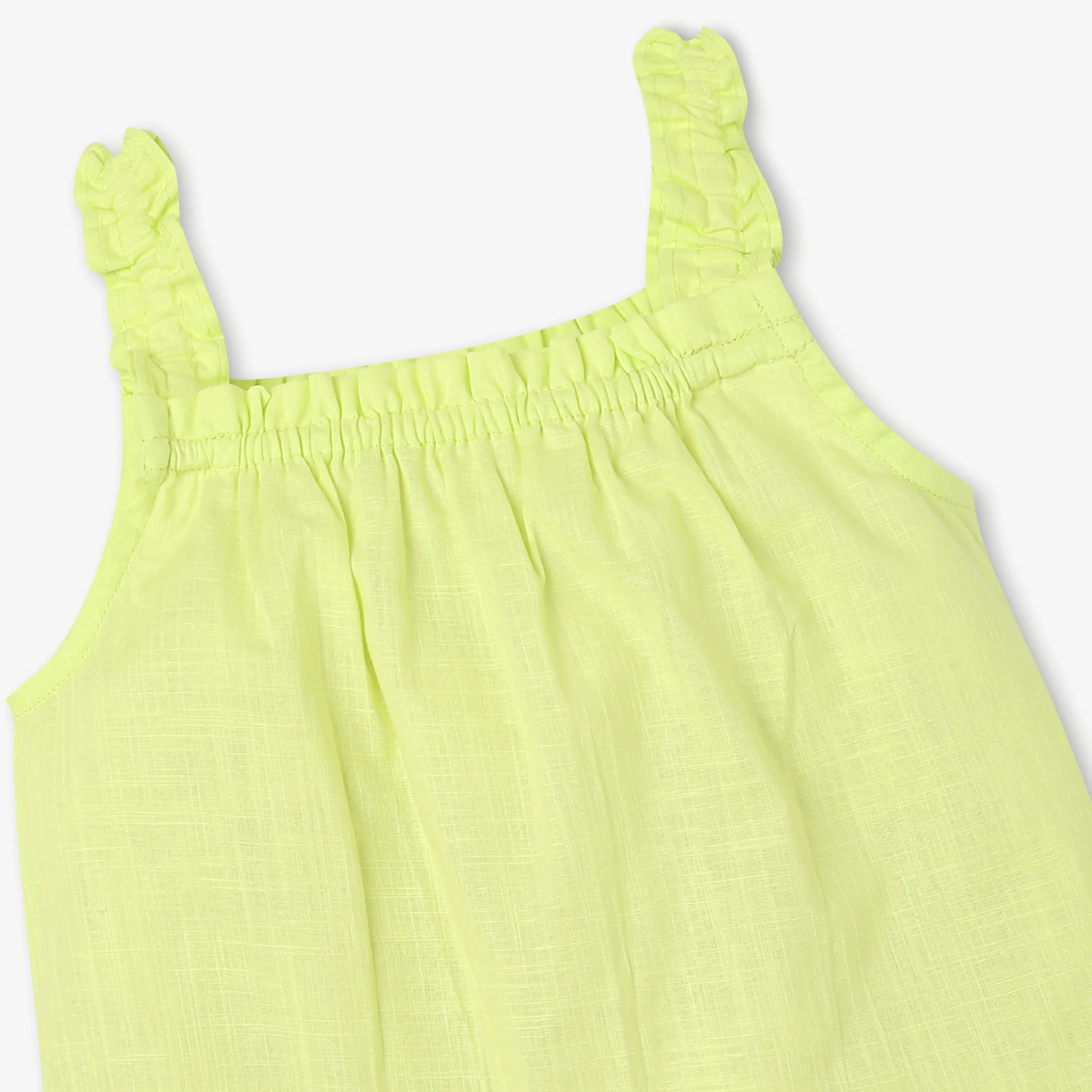 Girls Cotton Sqaure Neck Top - Image 6