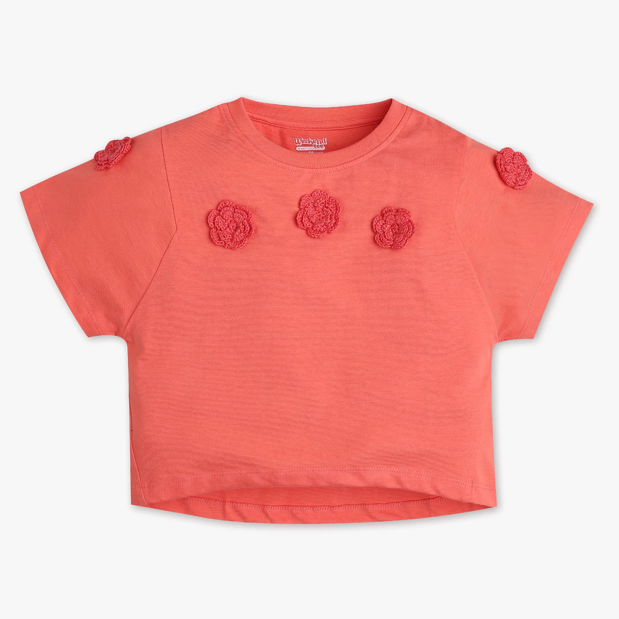 Girls Cotton Boxy Fit T-Shirt - Image 4
