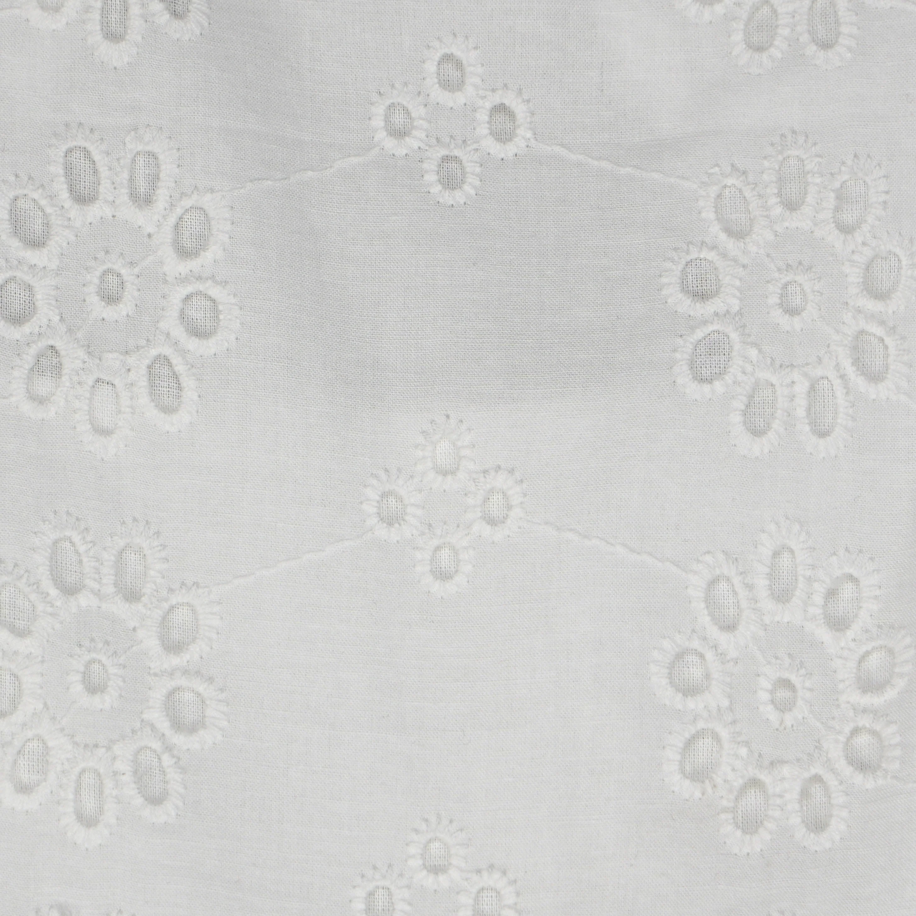 Girls Cotton Schiffli Dress With Back Cutout - Image 8