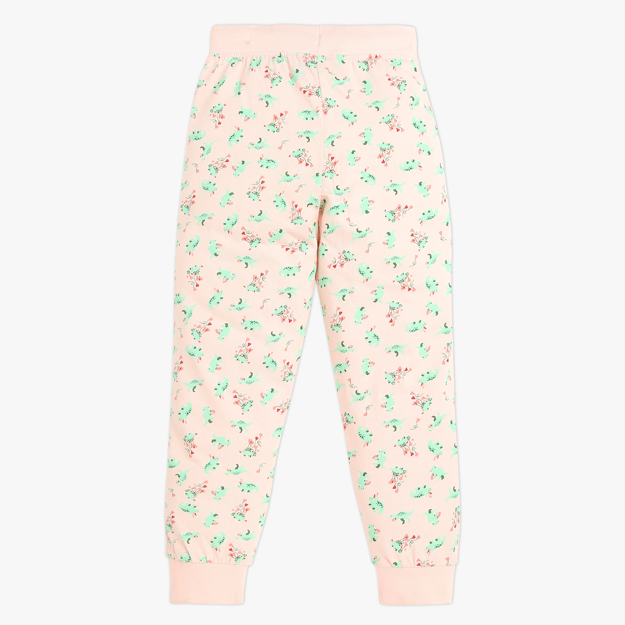 Girls Crew Neck Cap Sleeve Printed Must Have Snooze Co-Ord Set - Image 6