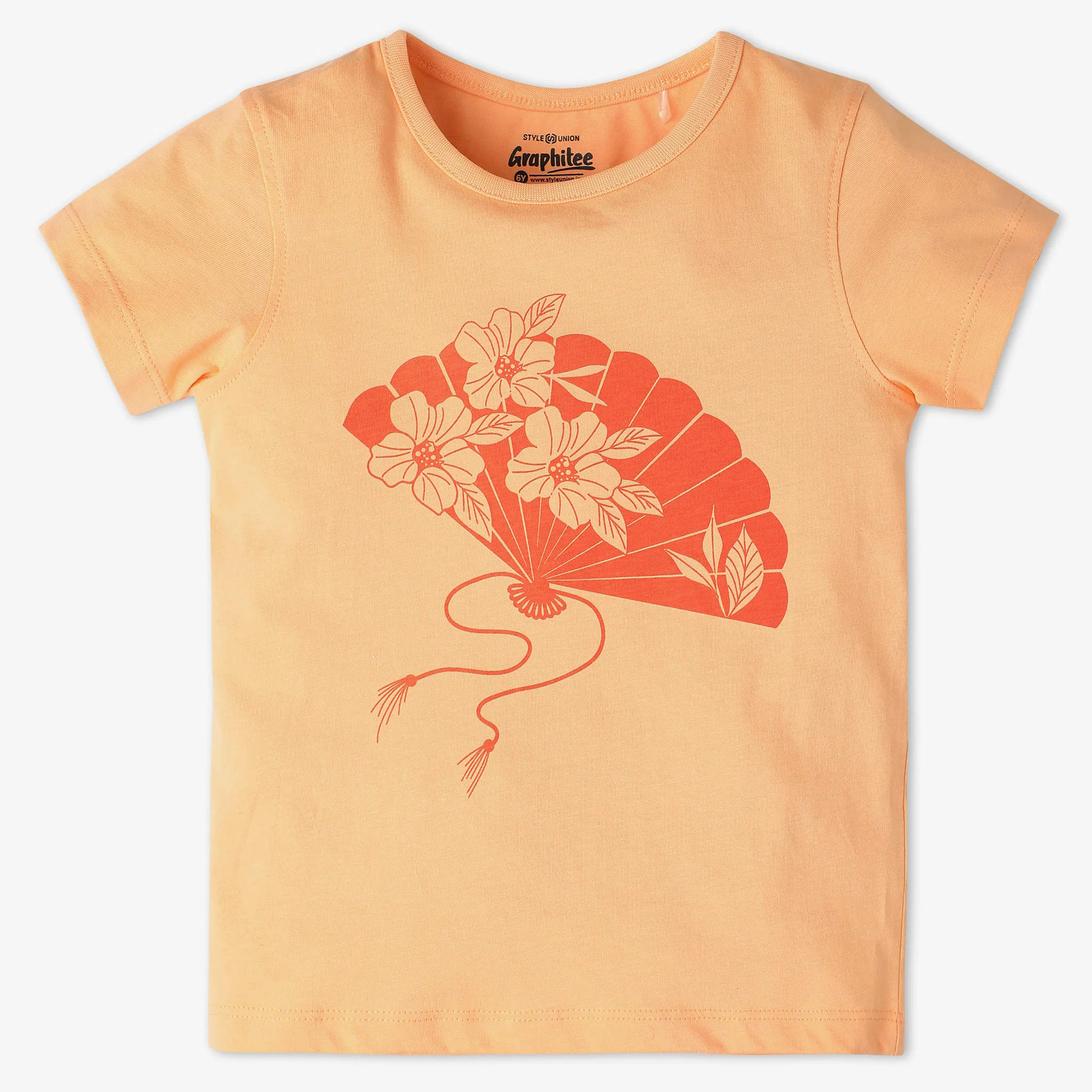 Girls Crew Neck Fun Playtime Graphic T-Shirt
