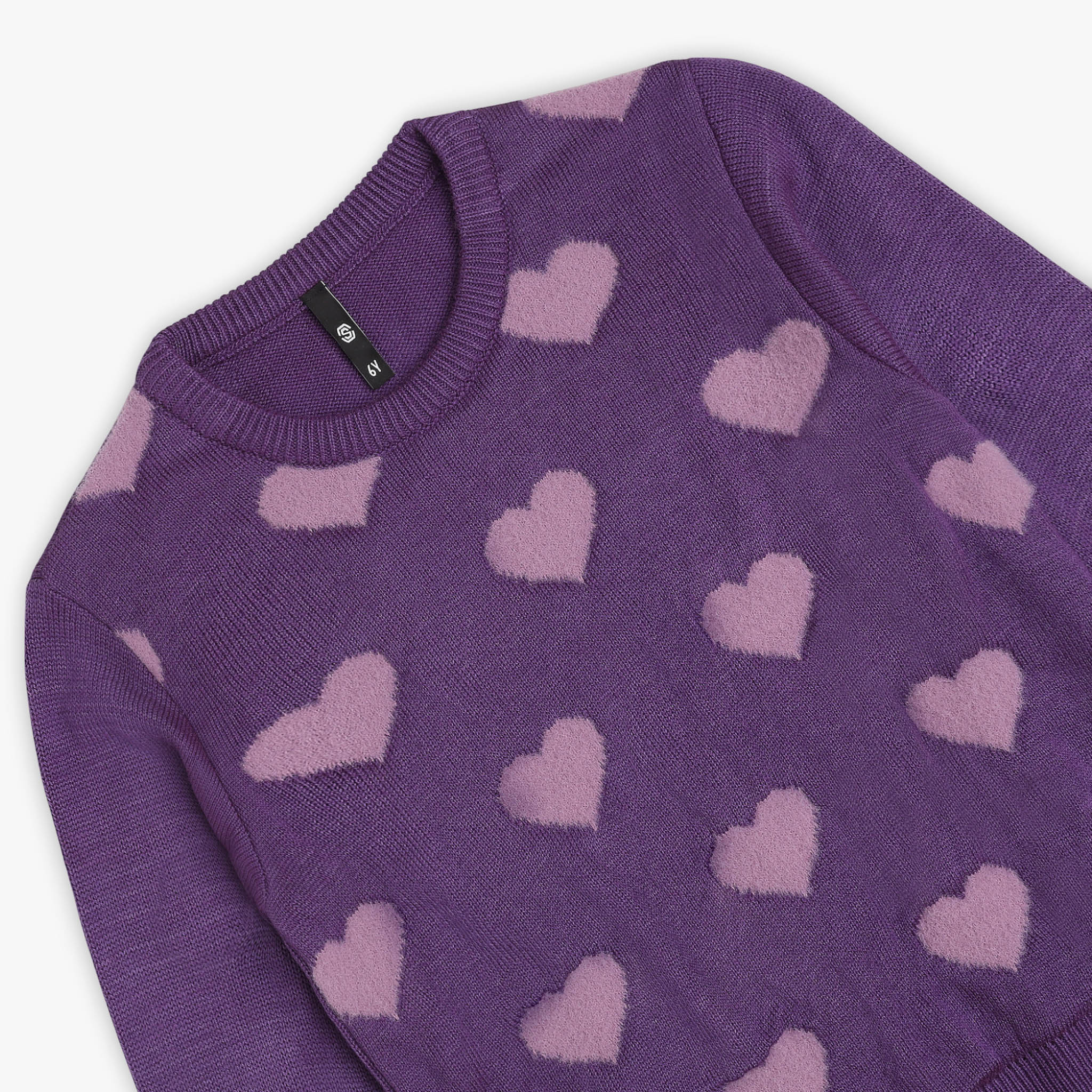 Girls Crew Neck Crew Neck Sweater - Image 3