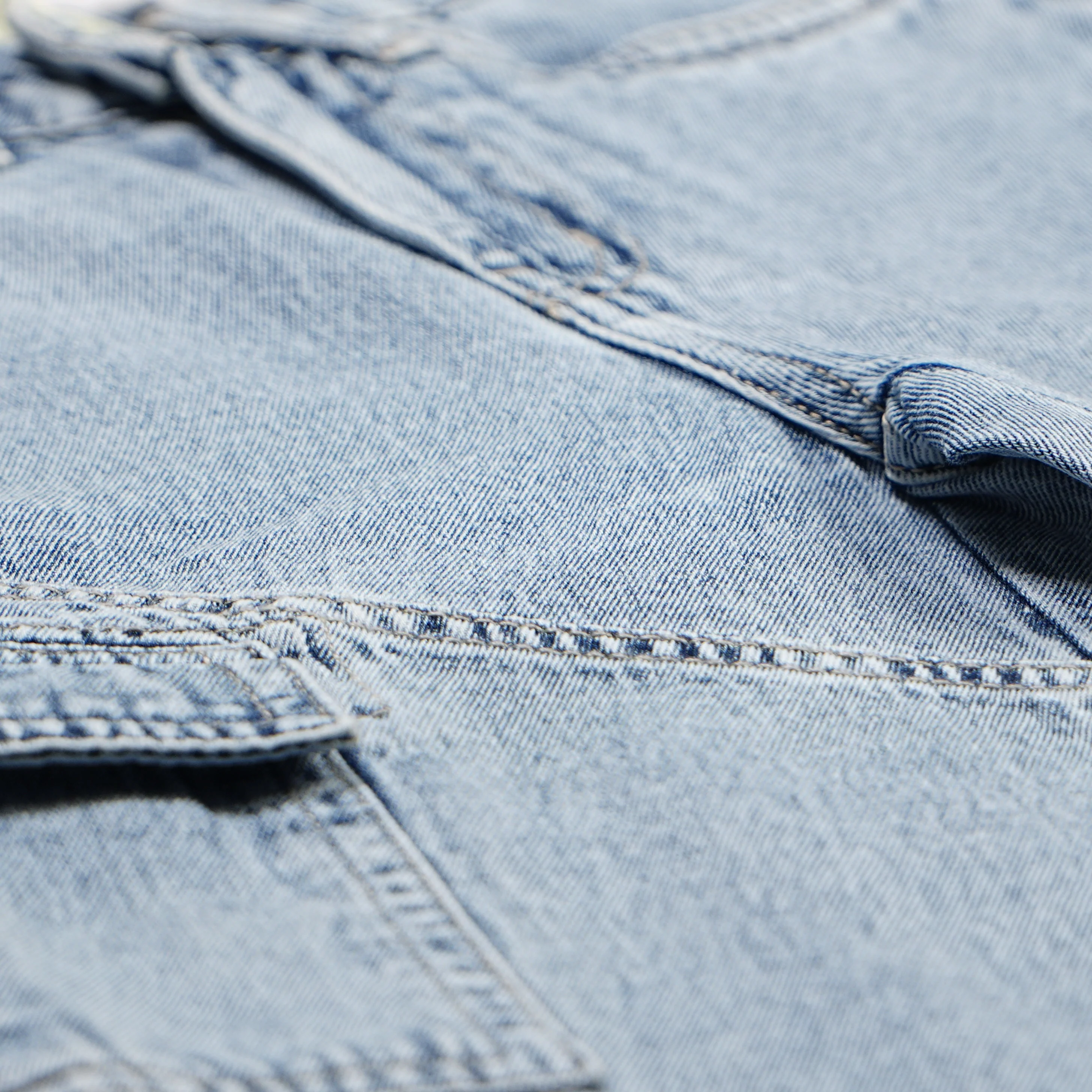 Girls Denim Cargo - Image 4