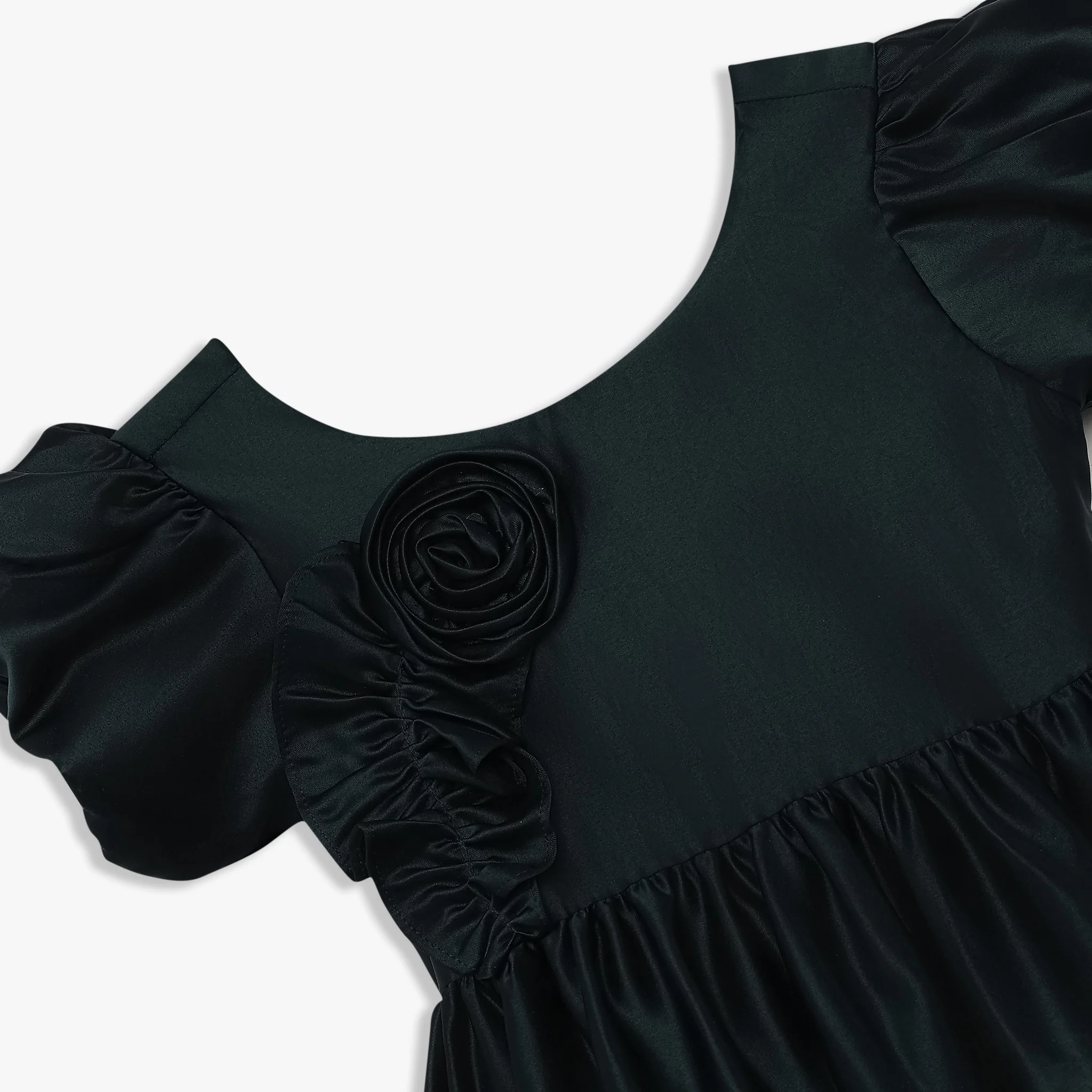 Girls Flared Party Dress - Image 3