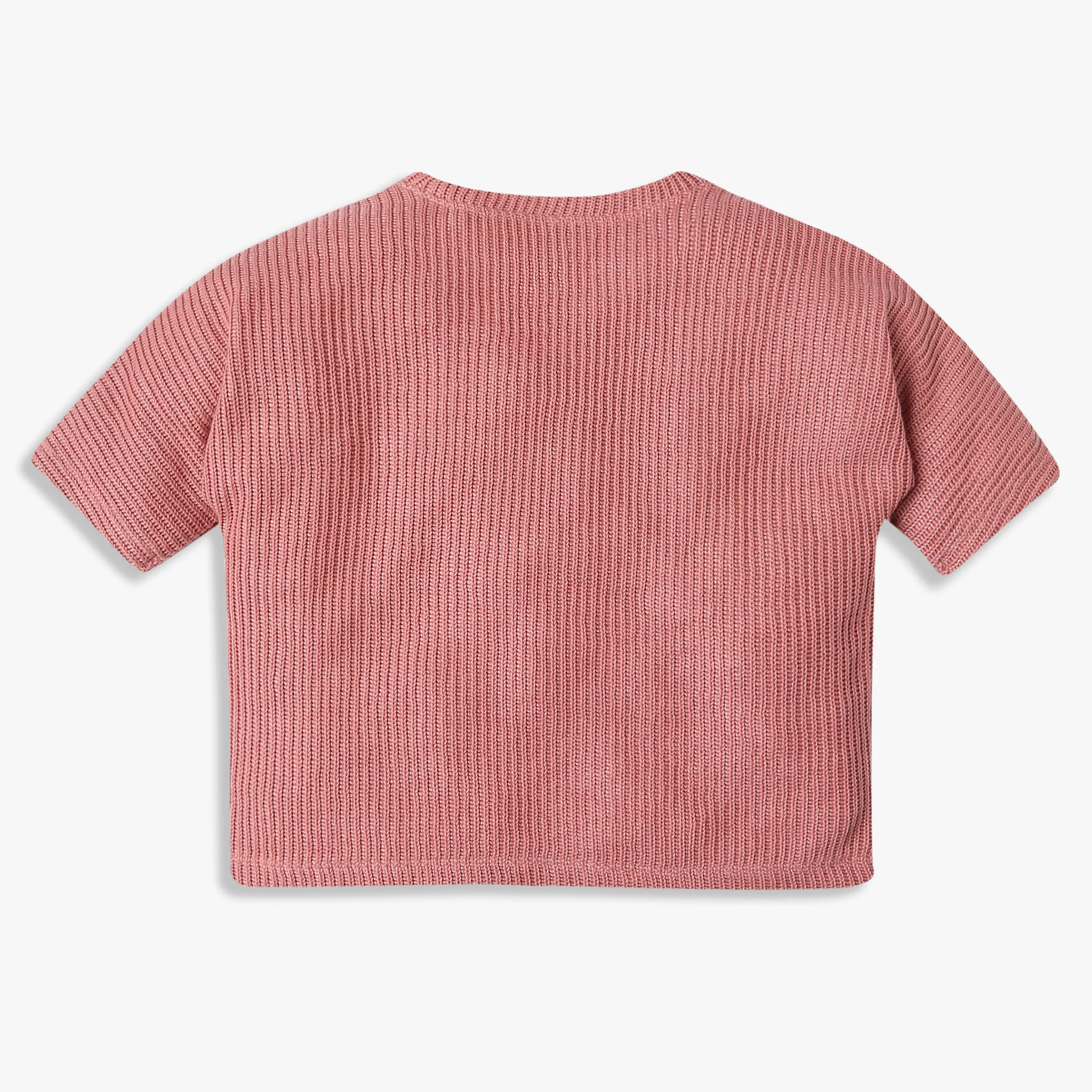 Girls Jacquard Weekend Scoop Neck Crop T-Shirt - Image 5