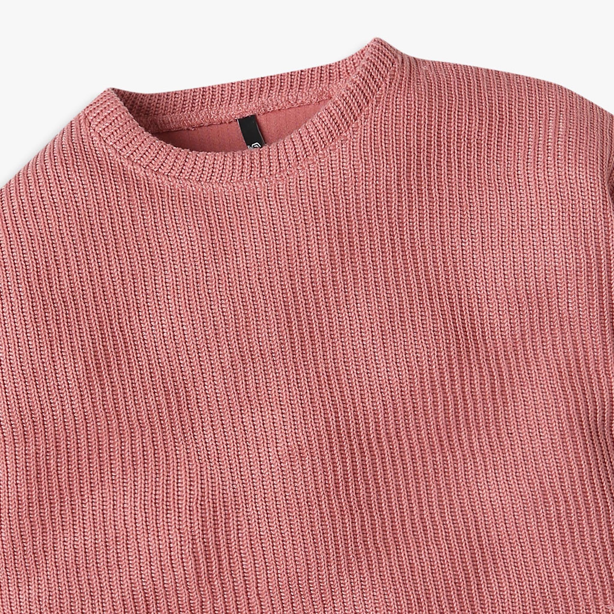 Girls Jacquard Weekend Scoop Neck Crop T-Shirt - Image 6