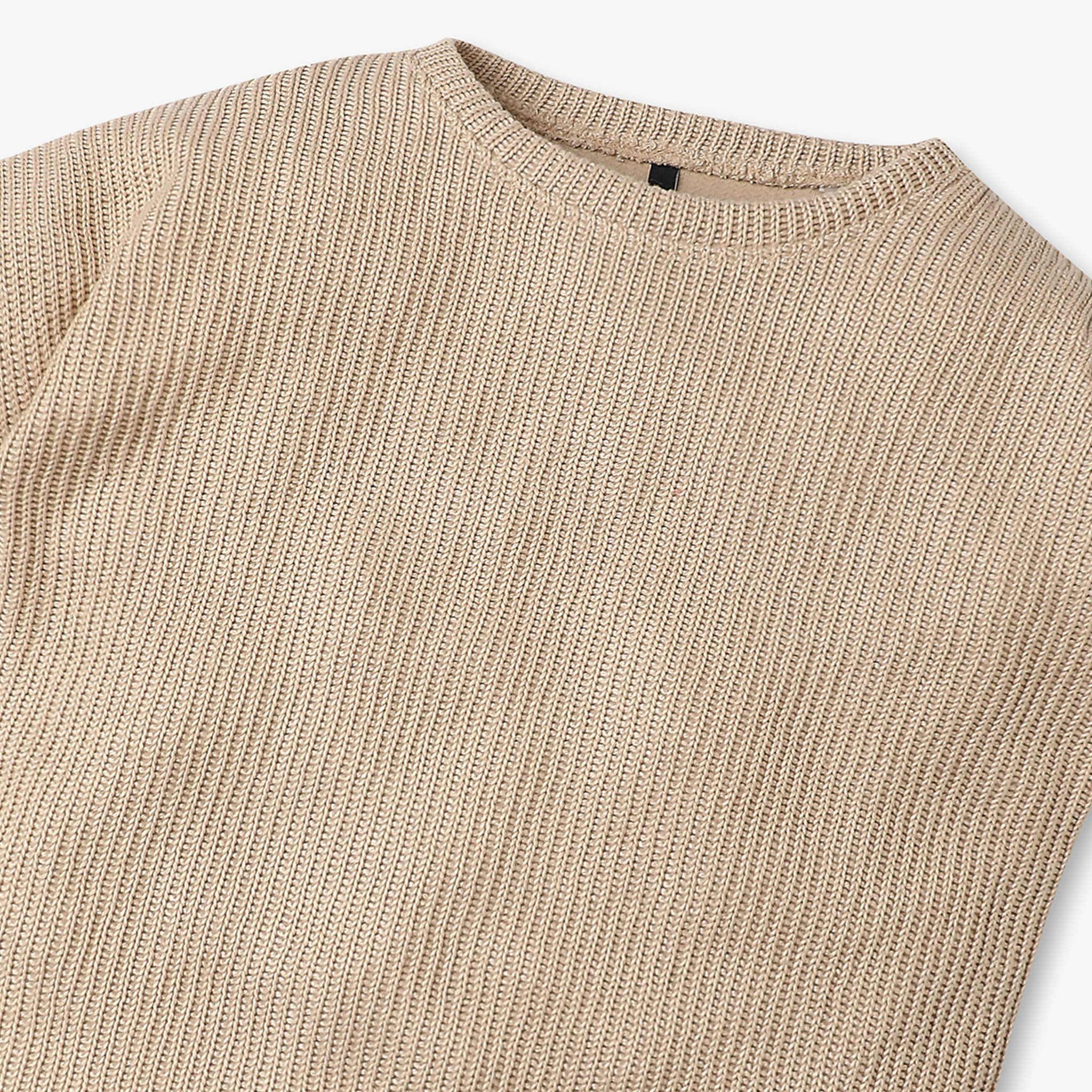 Girls Jacquard Weekend Scoop Neck Crop T-Shirt - Image 9