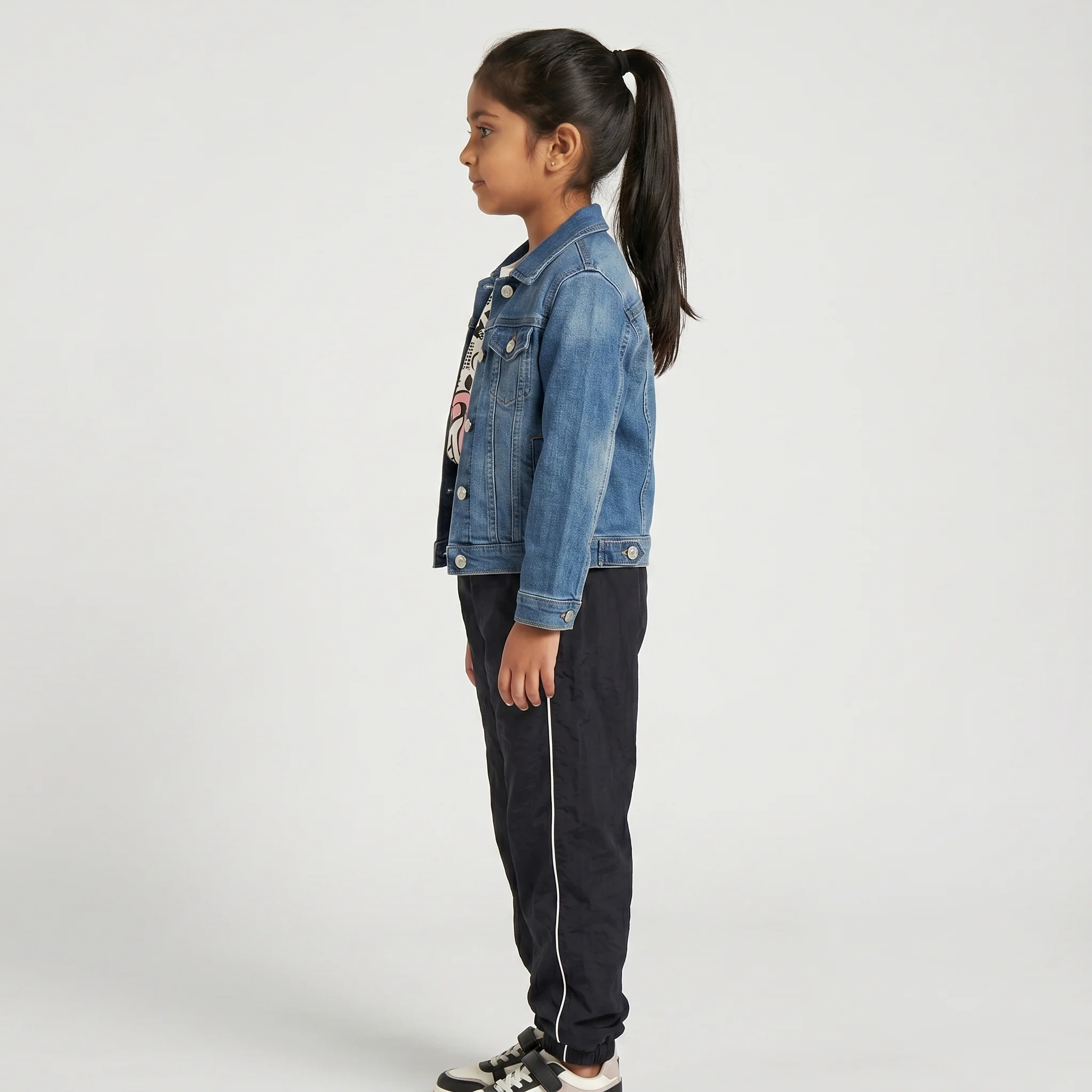 Girls Parachute Pant with Piping - Image 6