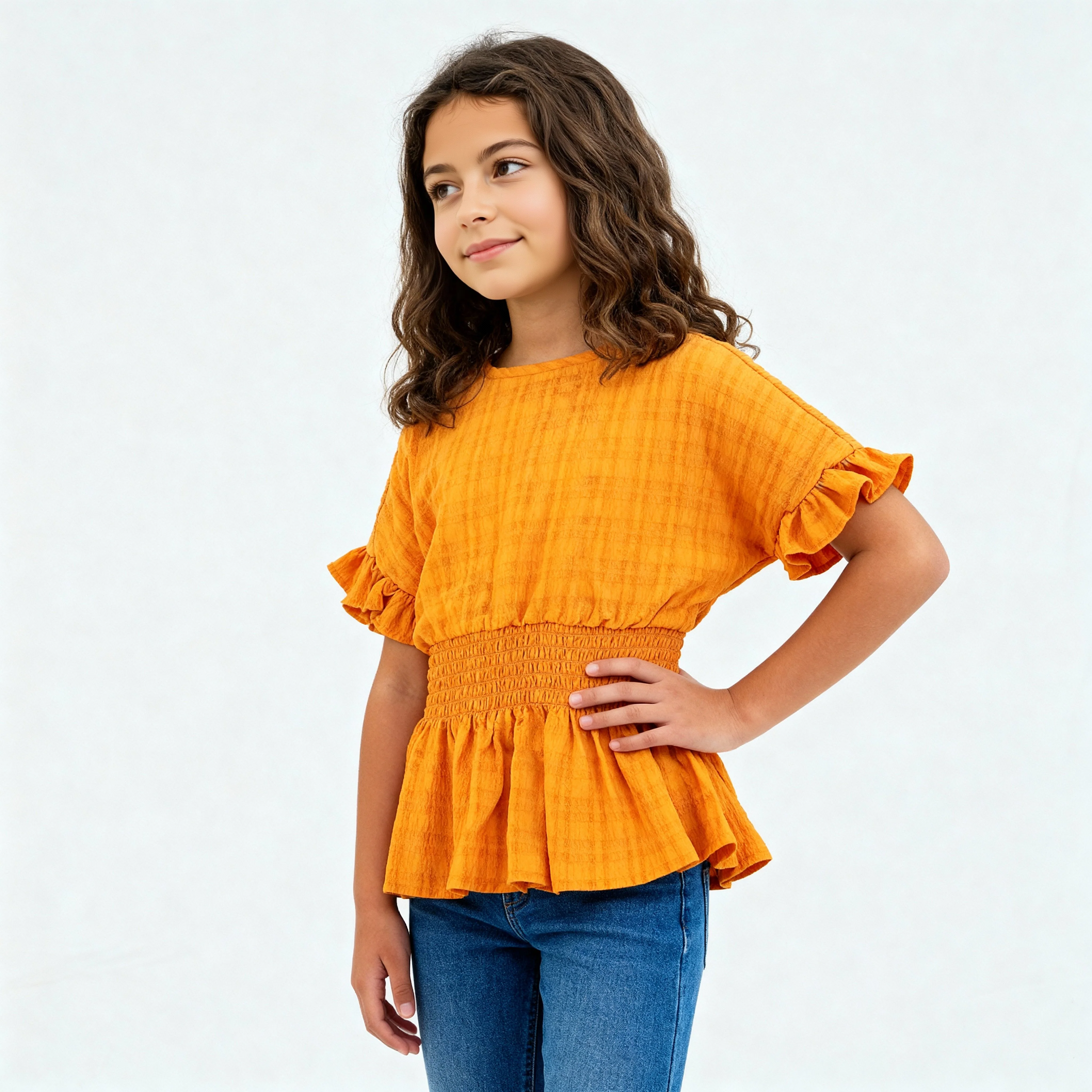 Girls Pleats Comfort Top - Image 5