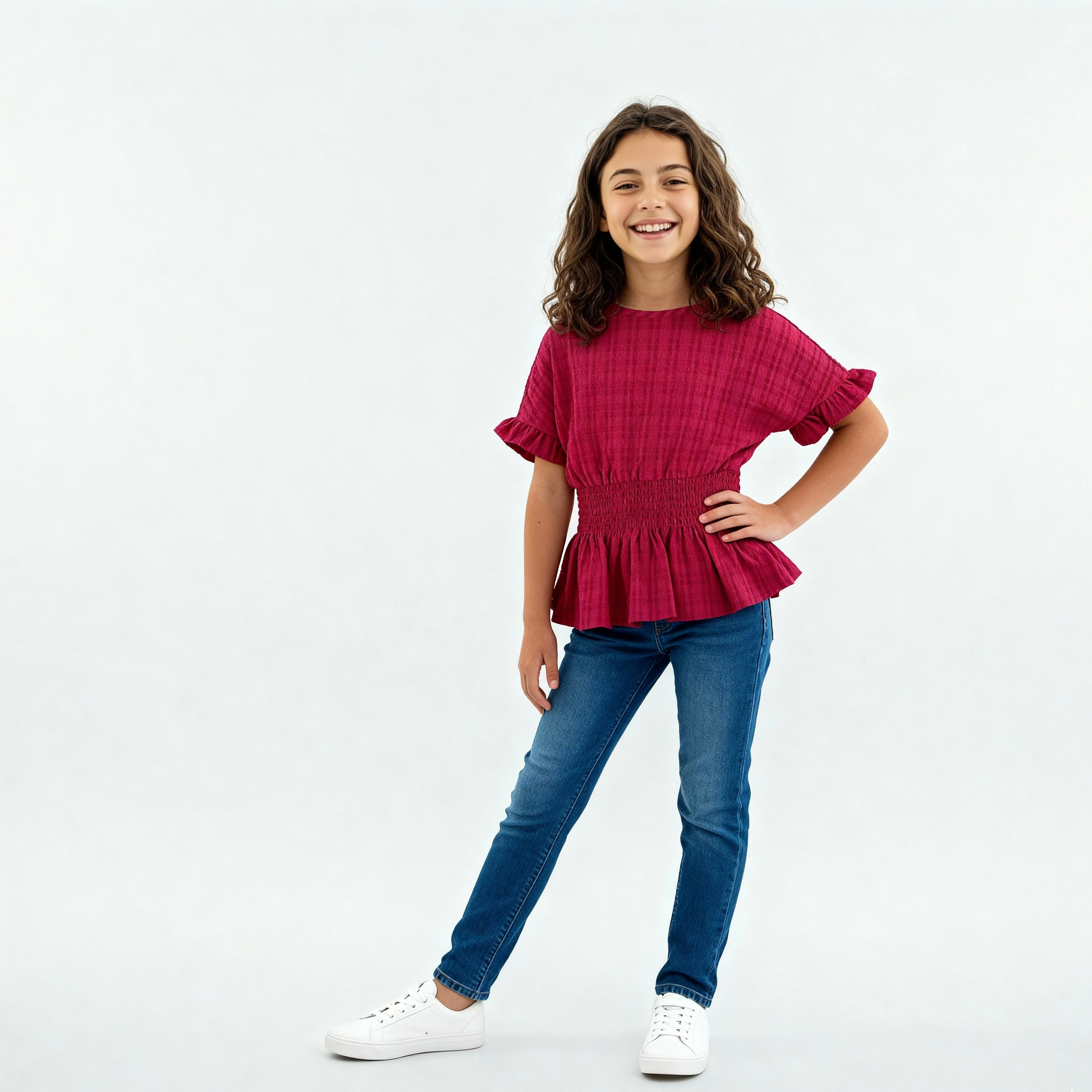 Girls Pleats Comfort Top - Image 6