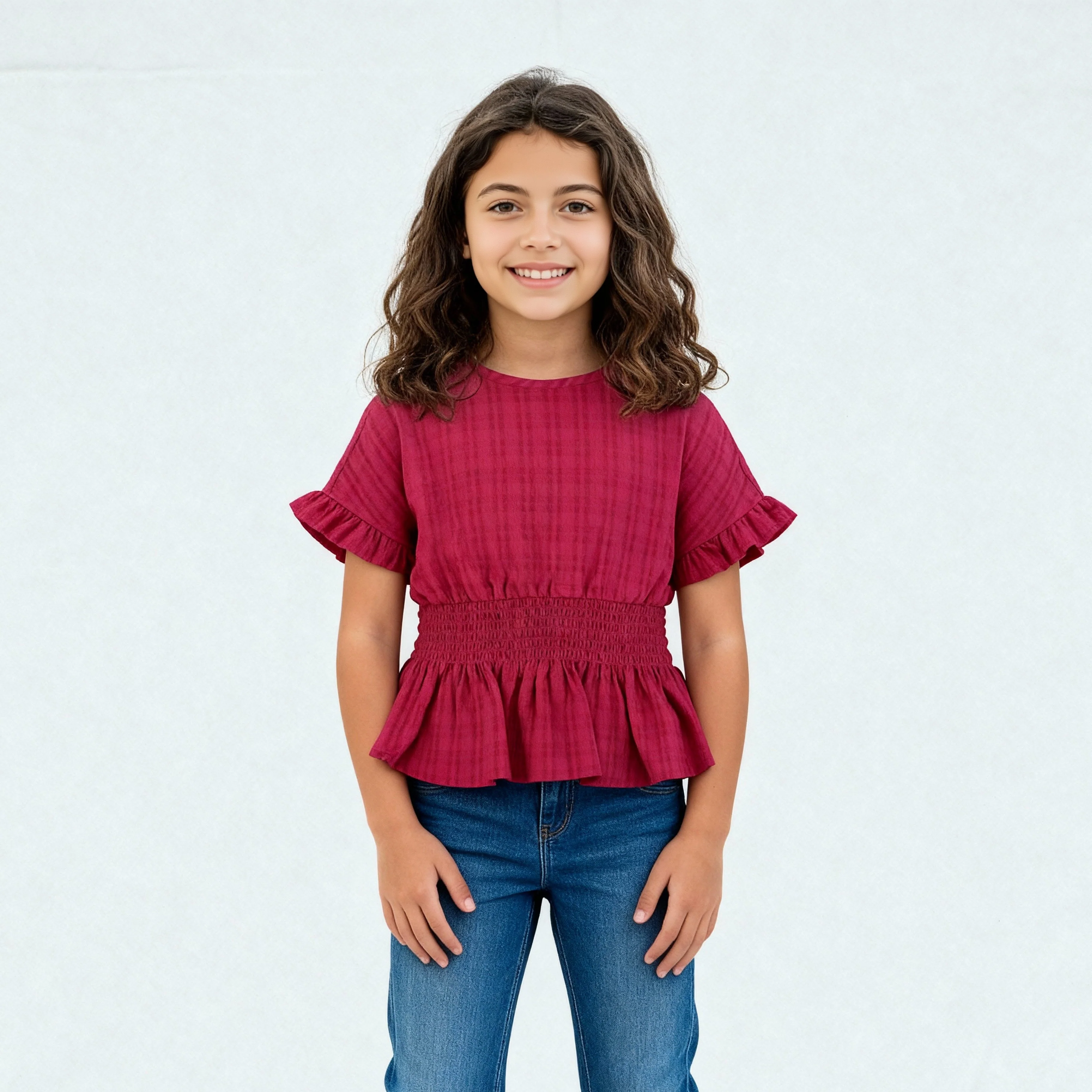 Girls Pleats Comfort Top - Image 7