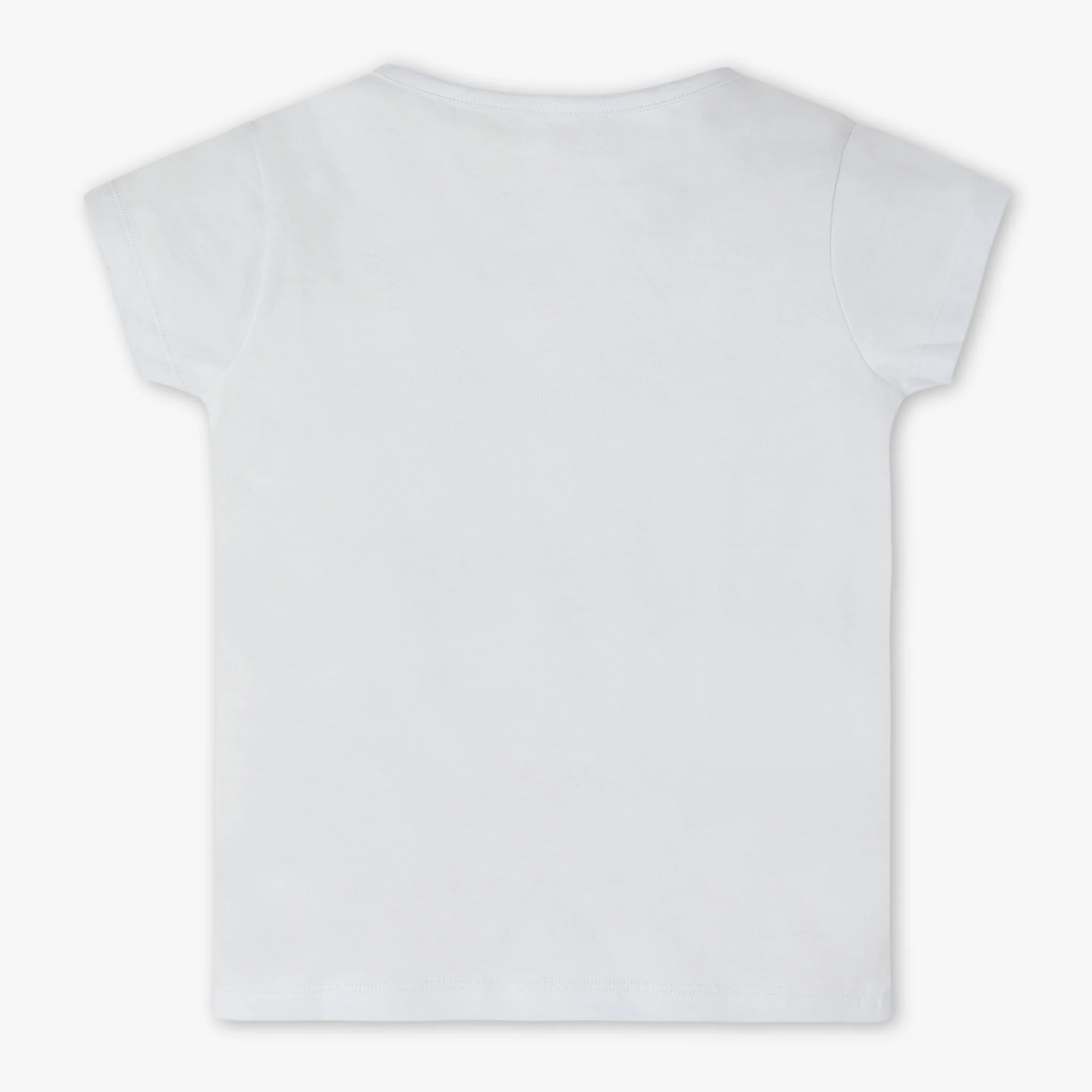 Girls Crew Neck Graphic Fun Playtime Basic T-Shirt - Image 2