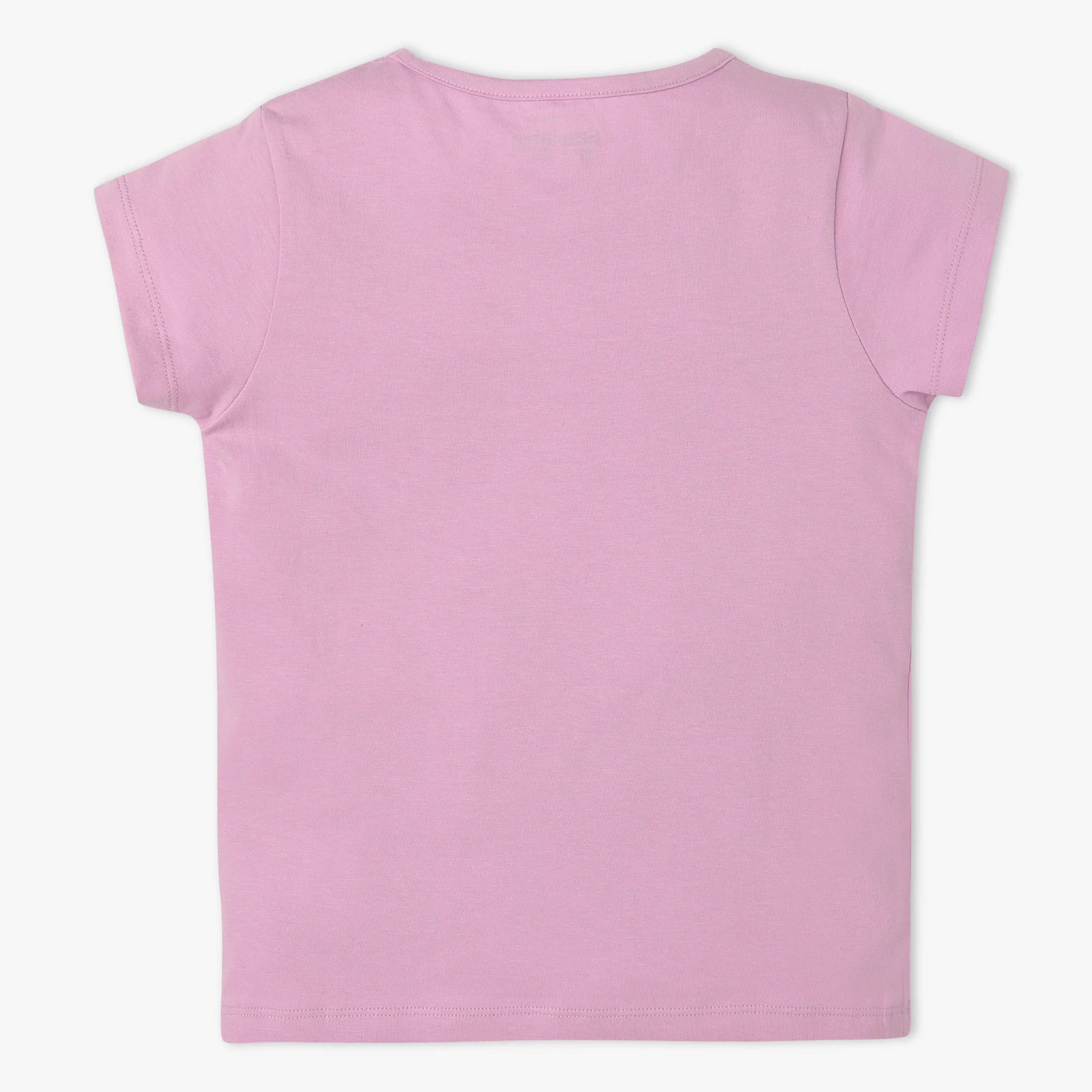Girls Graphic Crew Neck Short T-Shirt - Image 2