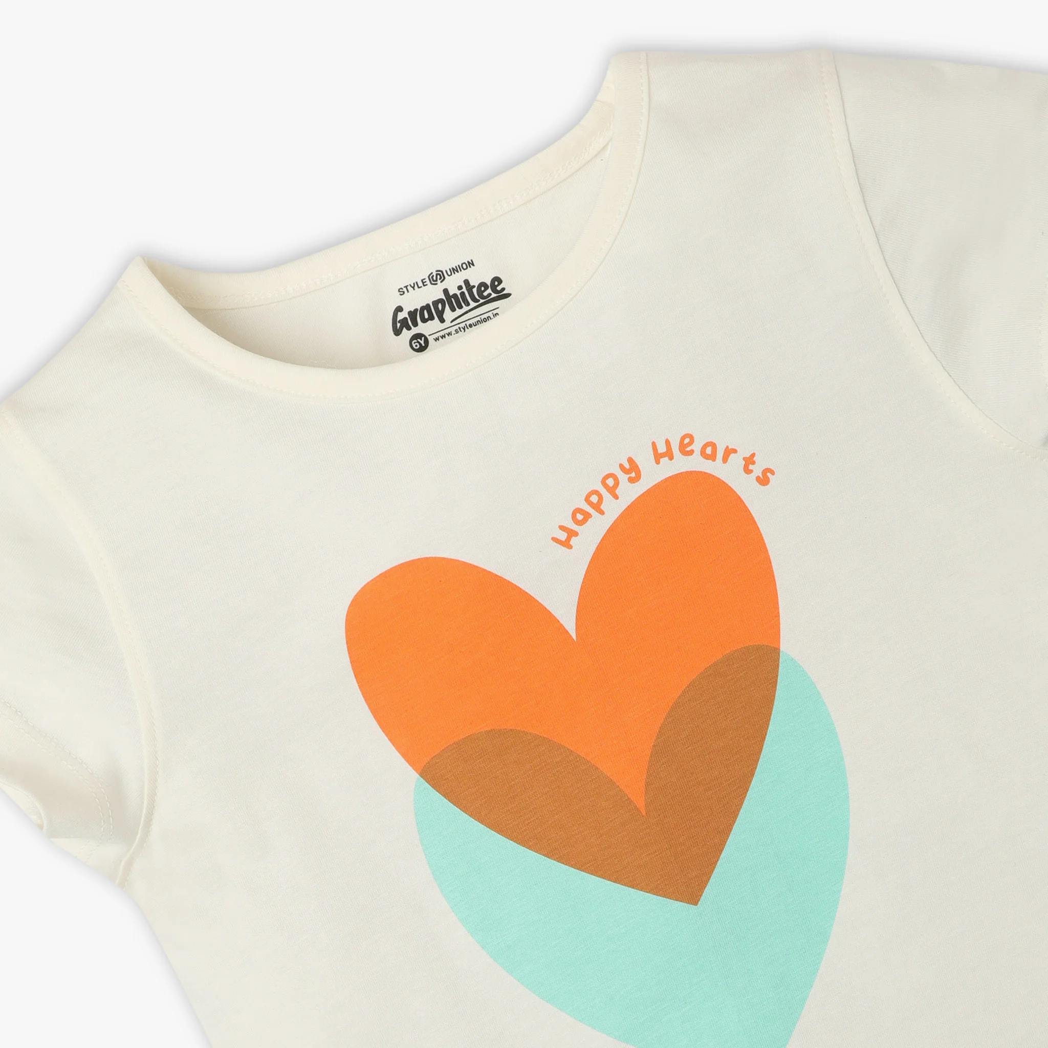 Girls Graphic Crew Neck Short Sleeve T-Shirt - Image 3