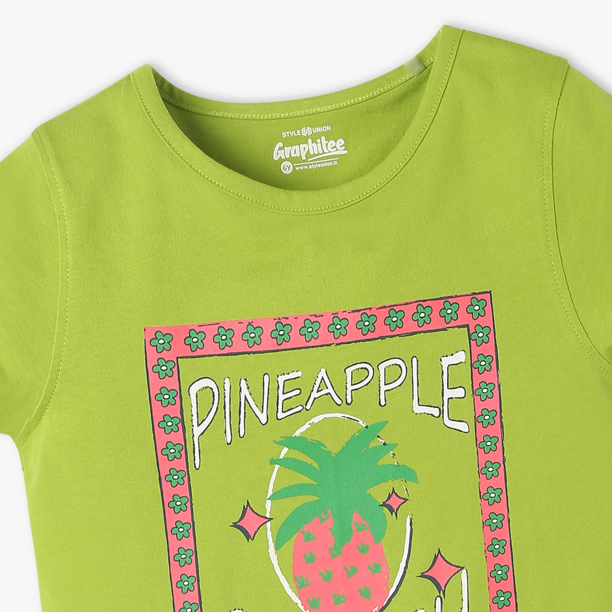 Girls Crew Neck Playtime Graphic T-Shirt - Image 3