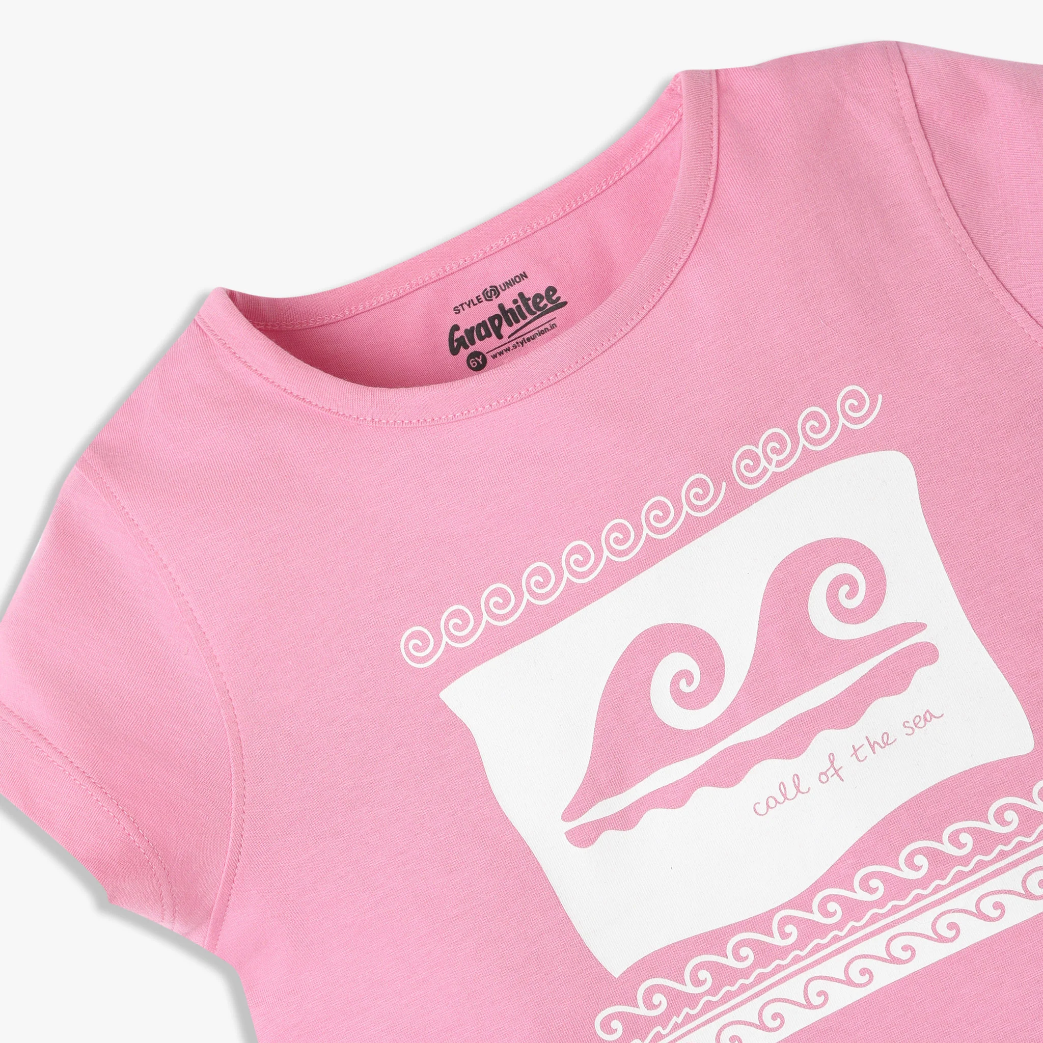 Girls Crew Neck Short Sleeve Fun Playtime Graphic T-Shirt - Image 3