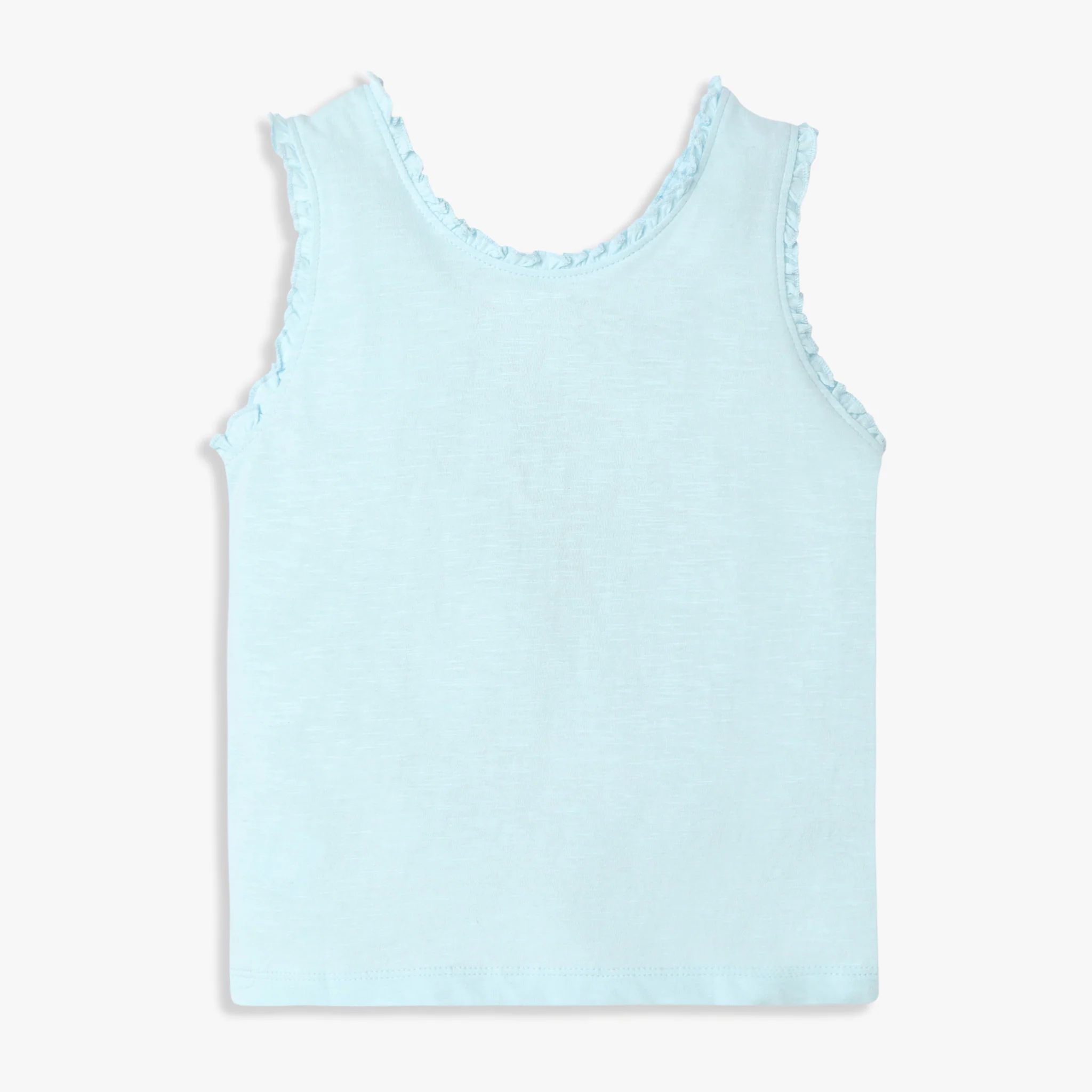 Girls Graphic Crew Neck Sleeveless T-Shirt - Image 2