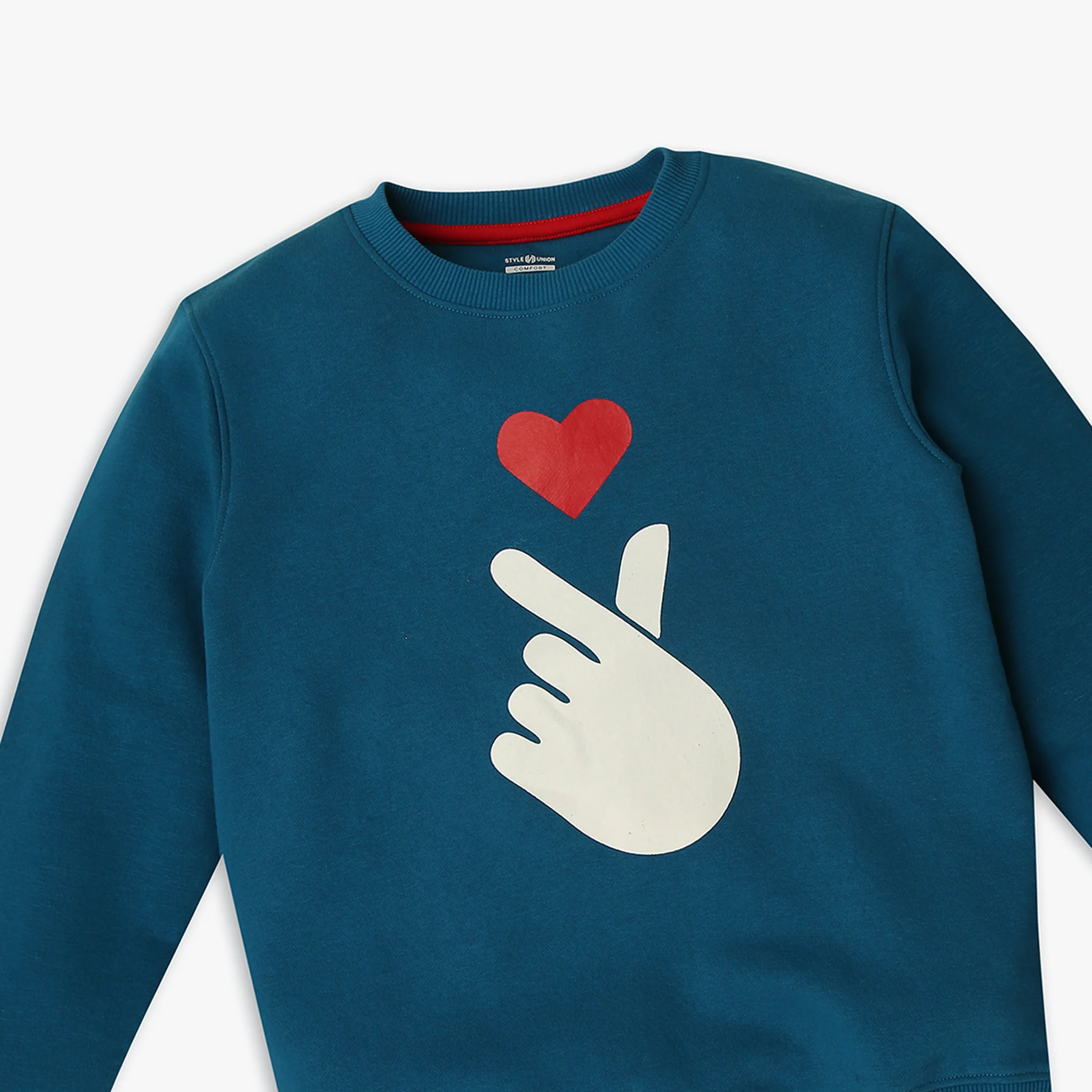 Girl's Regular Fit Graphic Sweat Tee - Image 3