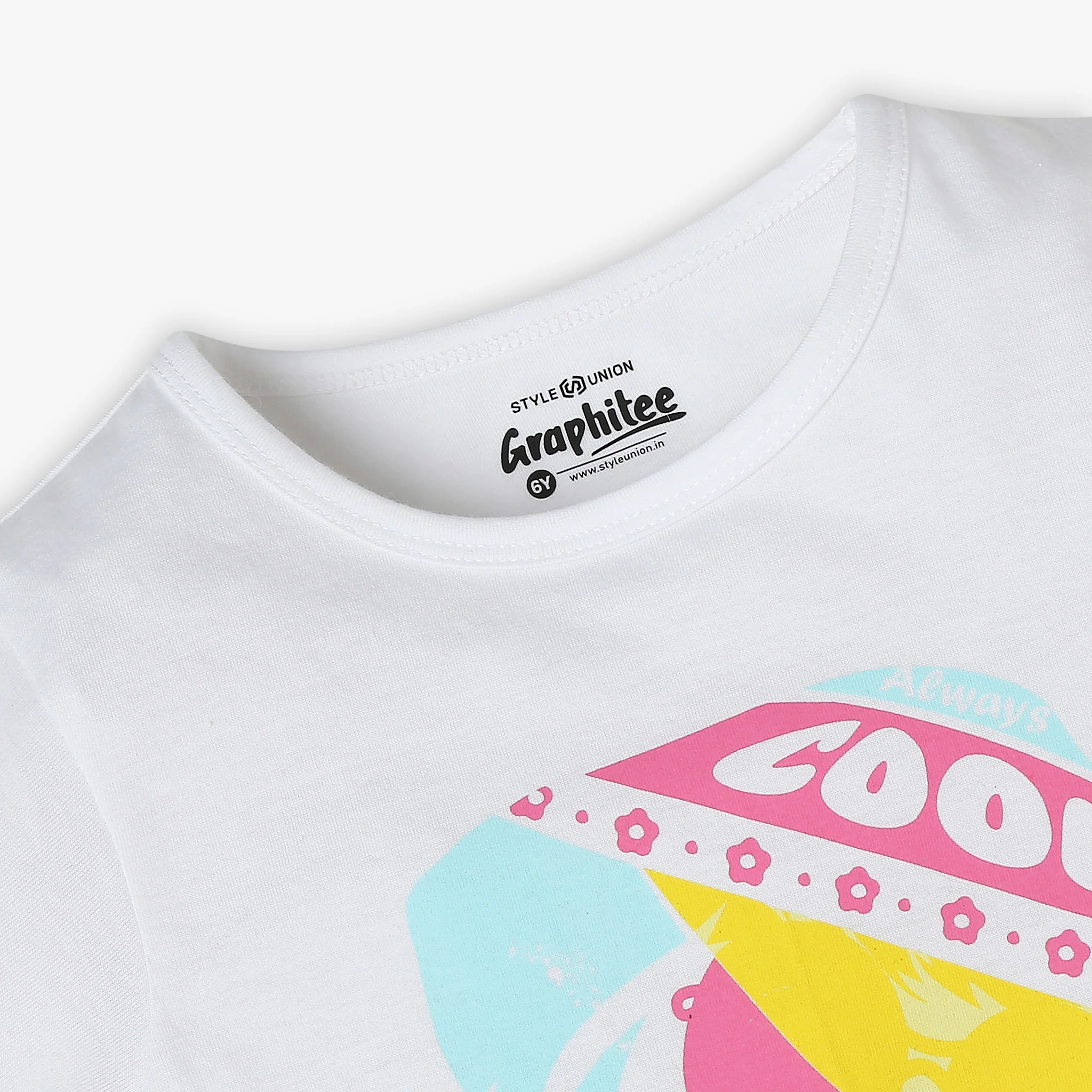 Girls Regular Fit Graphic T-Shirt - Image 3