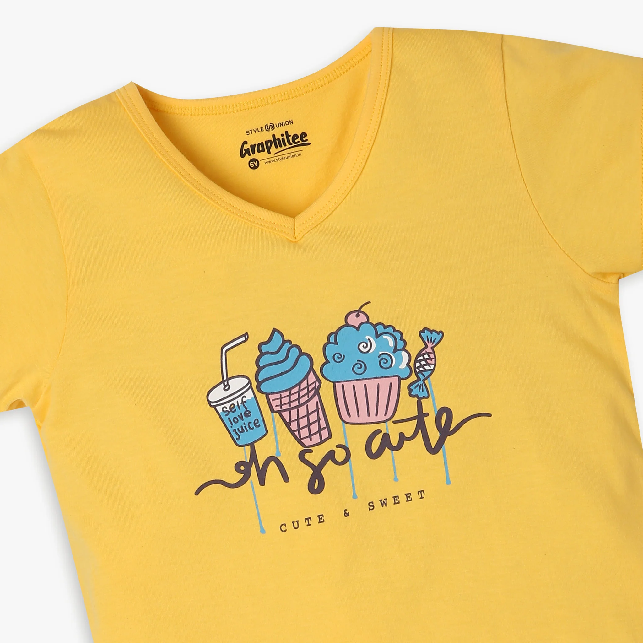 Girls Regular Fit Graphic T-Shirt - Image 3