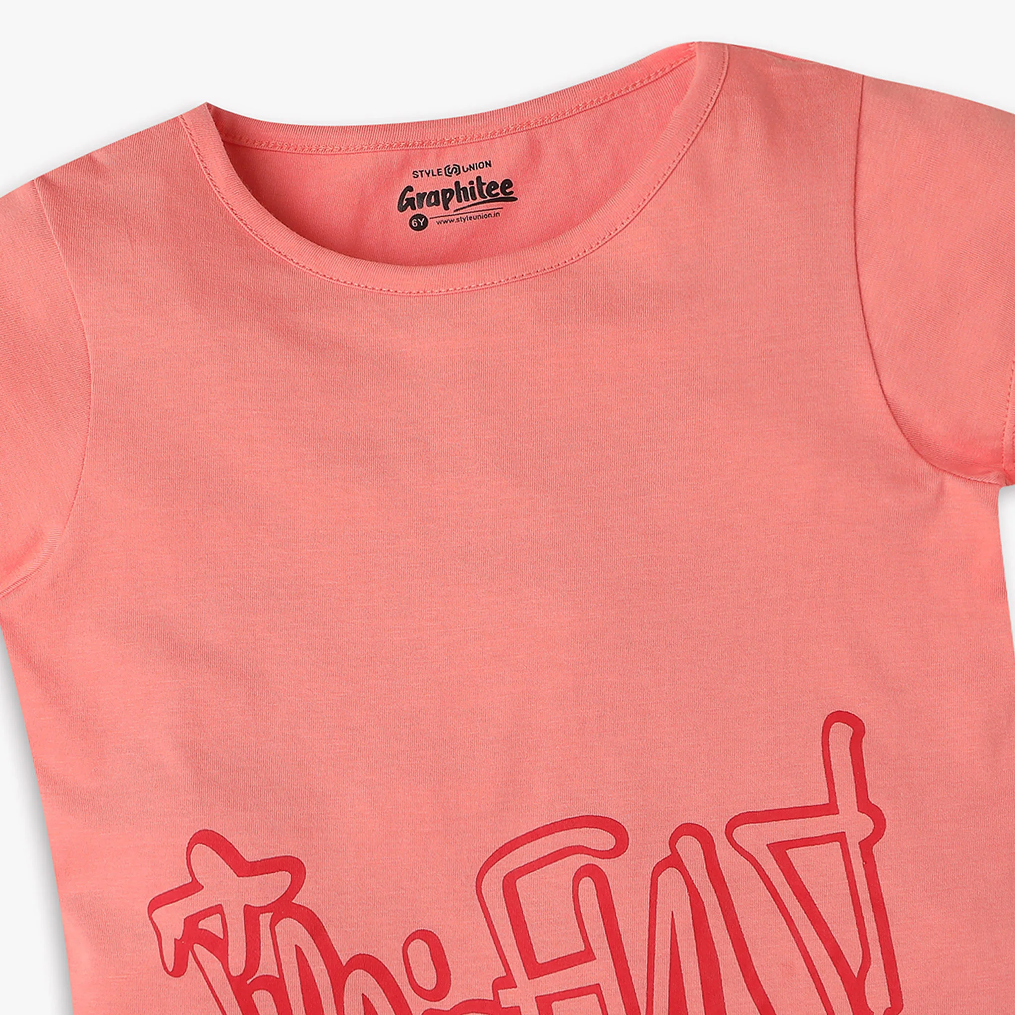 Girls Regular Fit Graphic T-Shirt - Image 3